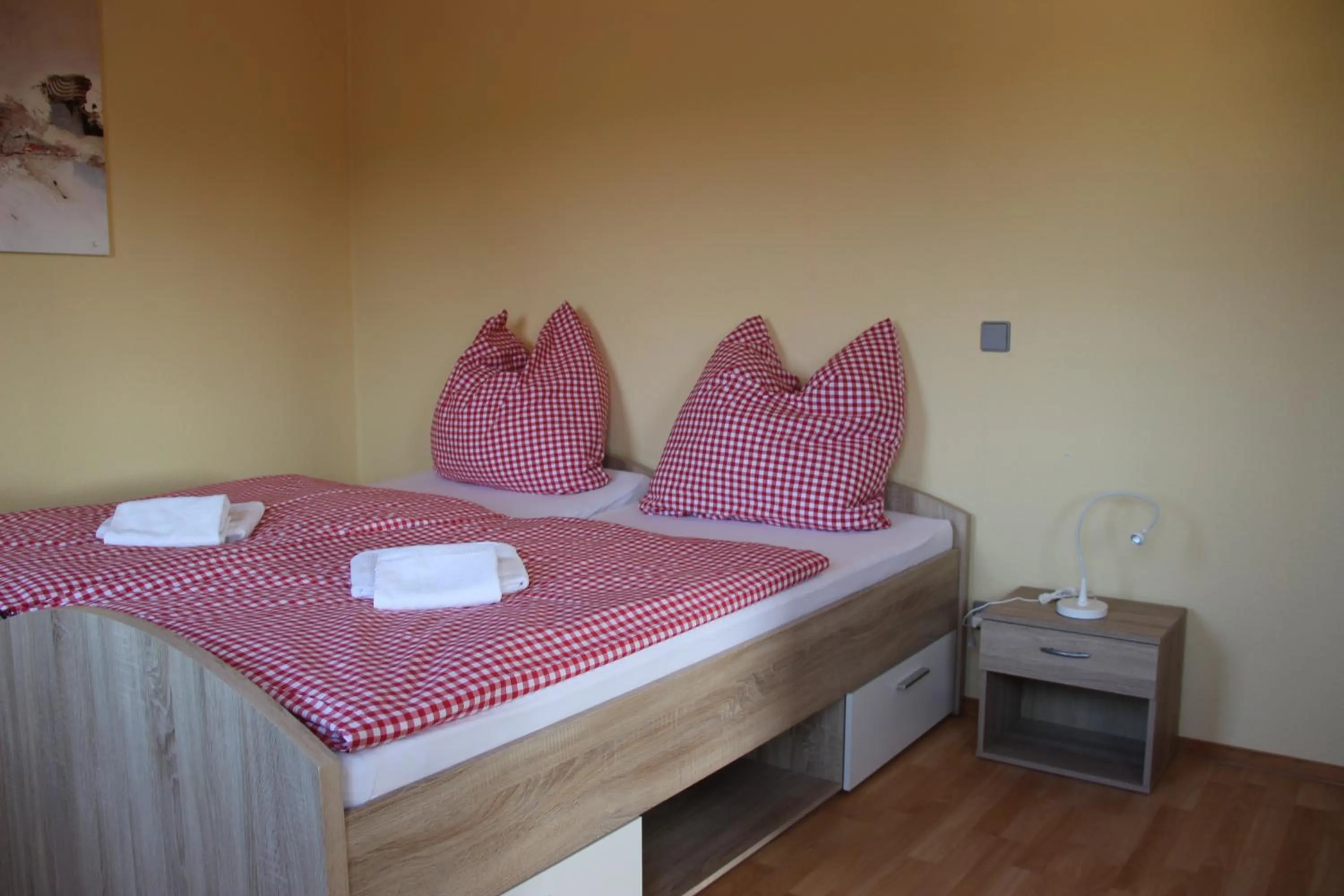 Bed in Friederike Wackler Gästehaus