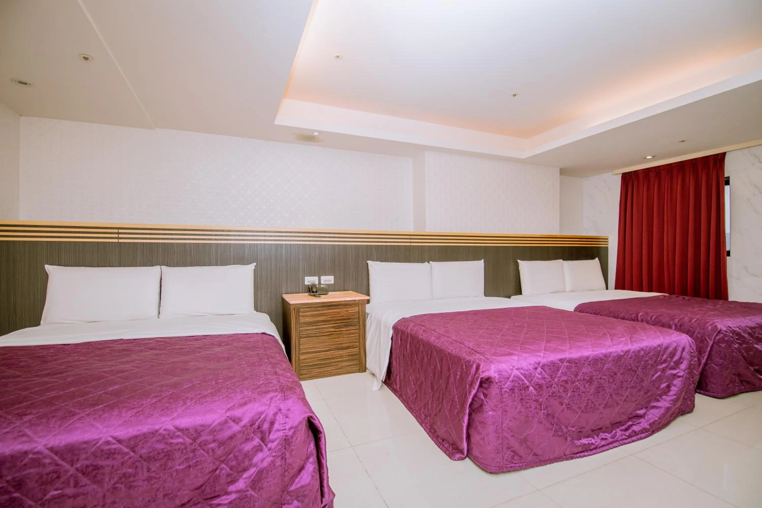 Bed in Guide Hotel Taoyuan Fuxing