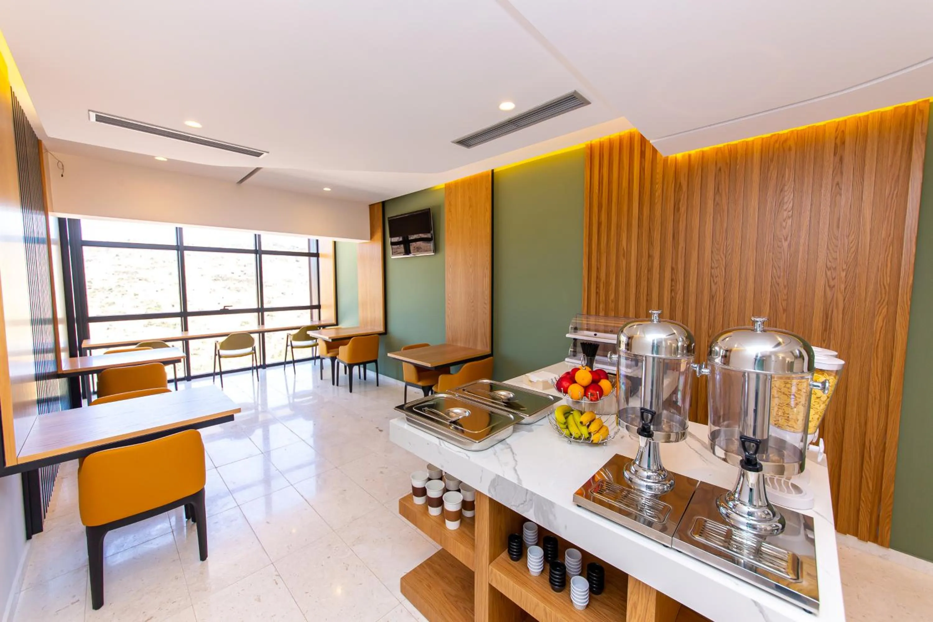 Buffet breakfast in Inada Hotel Ksamil