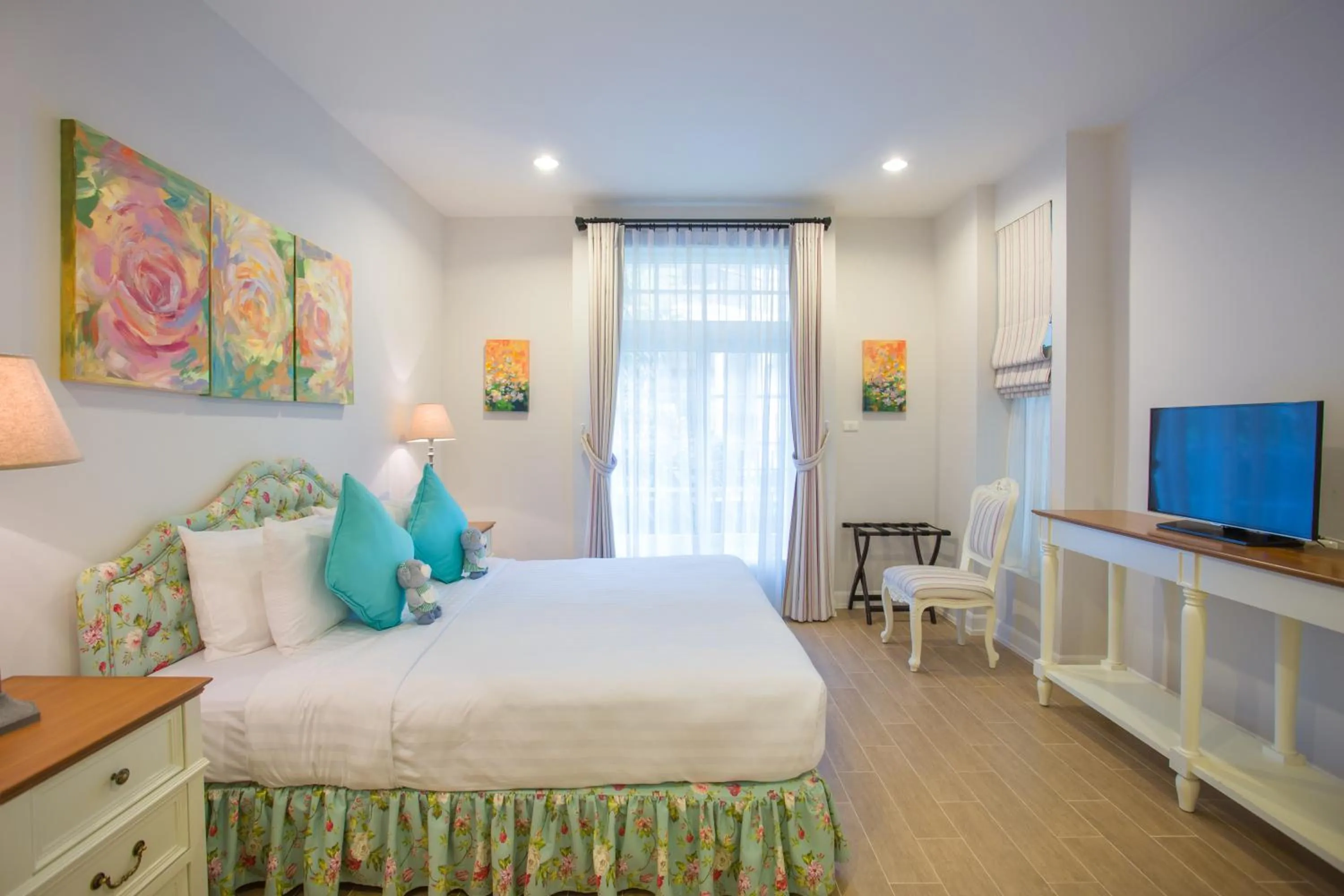 Bed in Kensington English Garden Resort Khaoyai