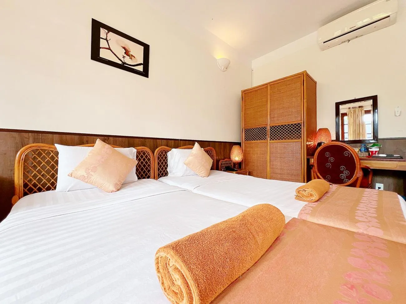 Bed in Little Muine Cottages Resort