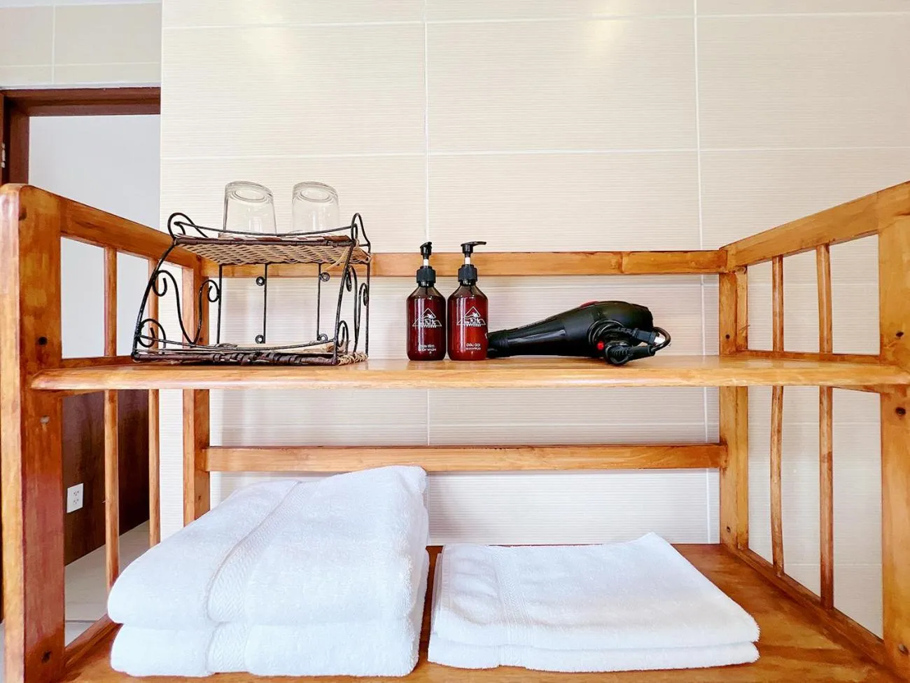 towels, Bed in Little Muine Cottages Resort
