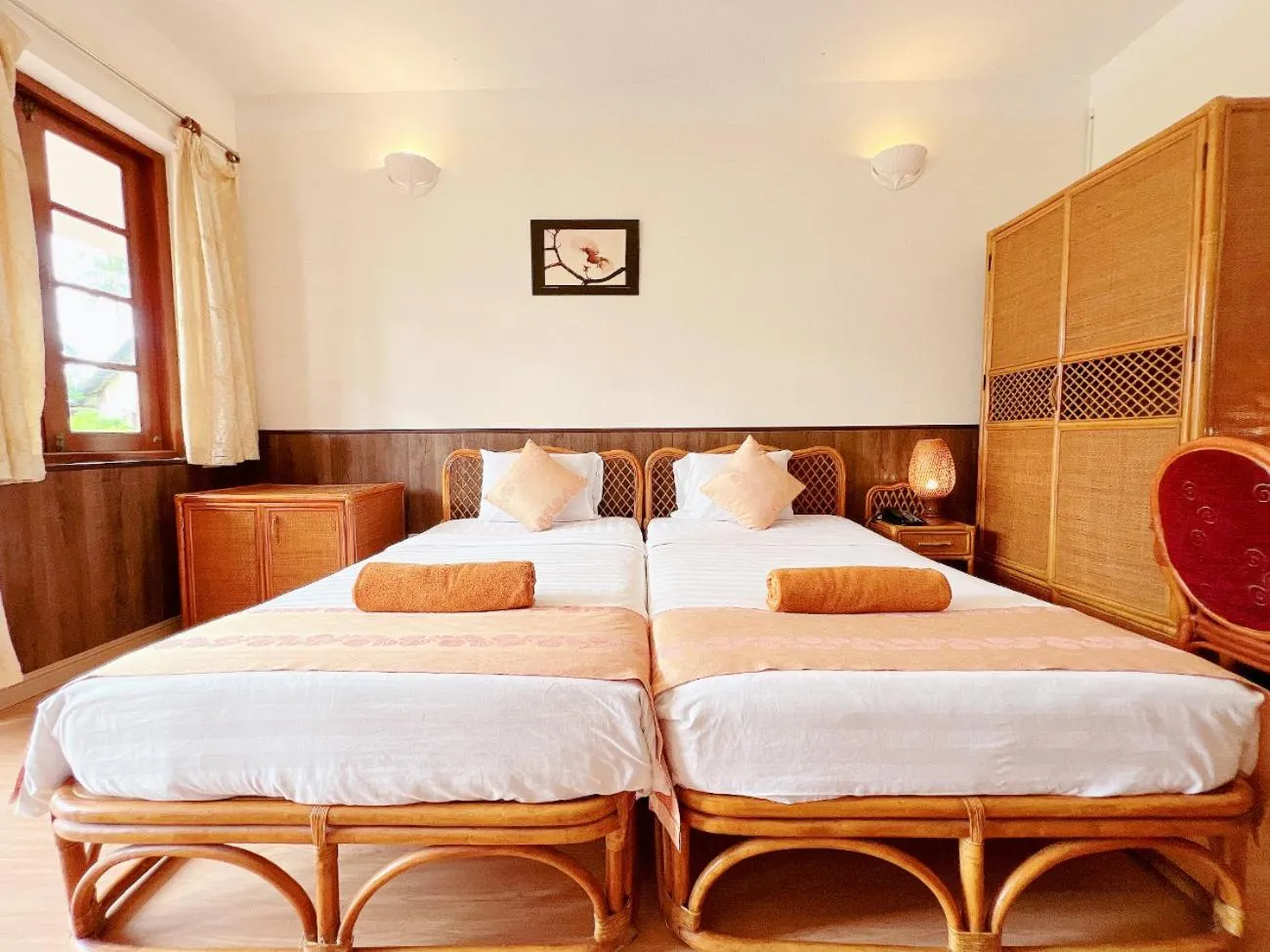 Bed in Little Muine Cottages Resort