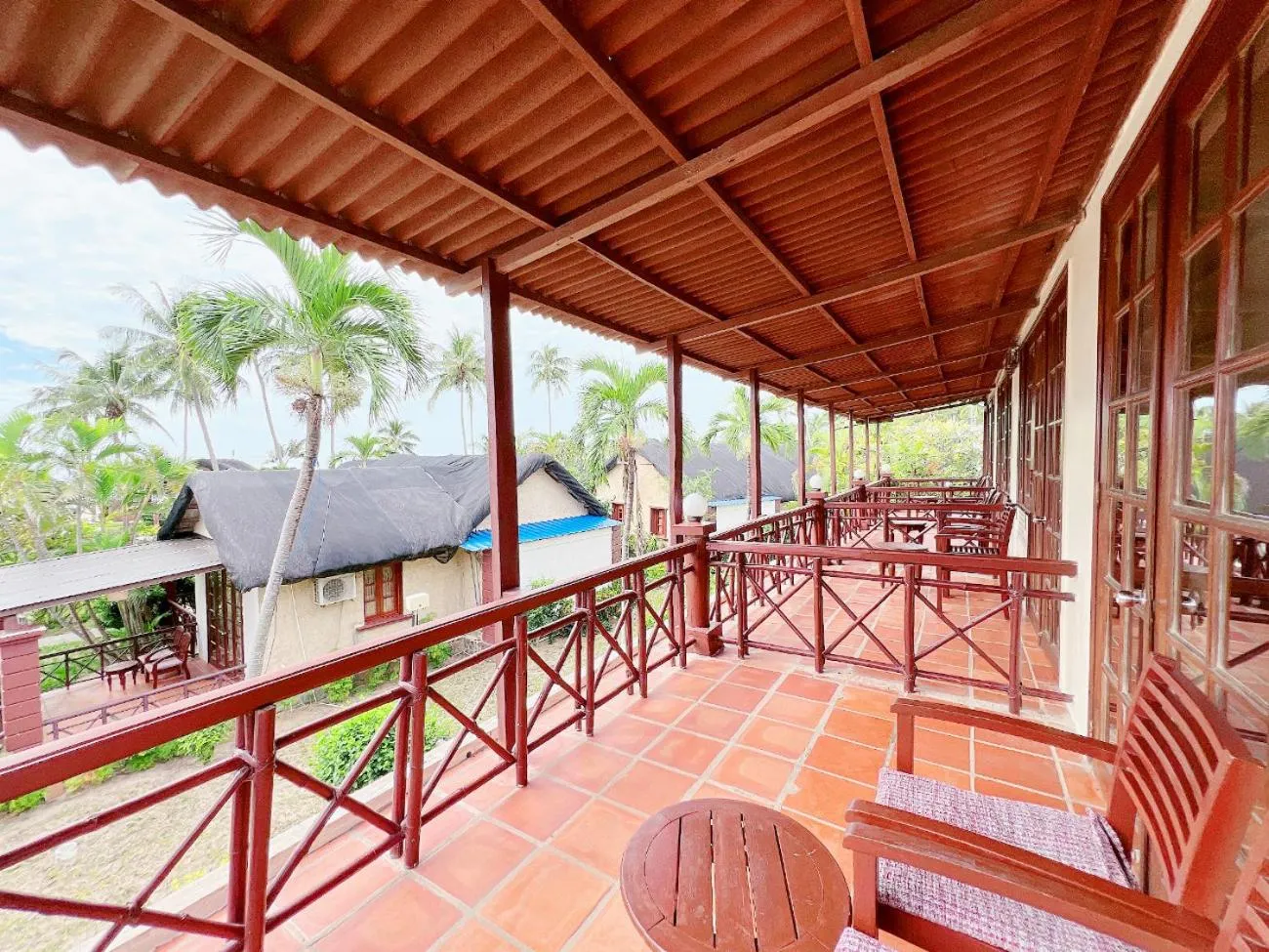 Balcony/Terrace in Little Muine Cottages Resort