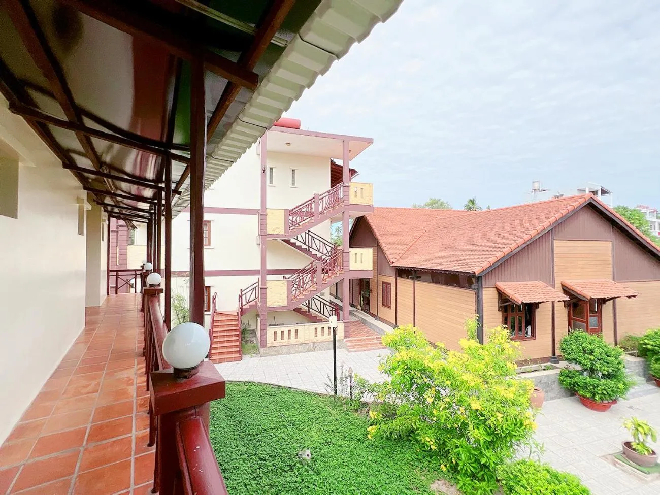 Garden view in Little Muine Cottages Resort