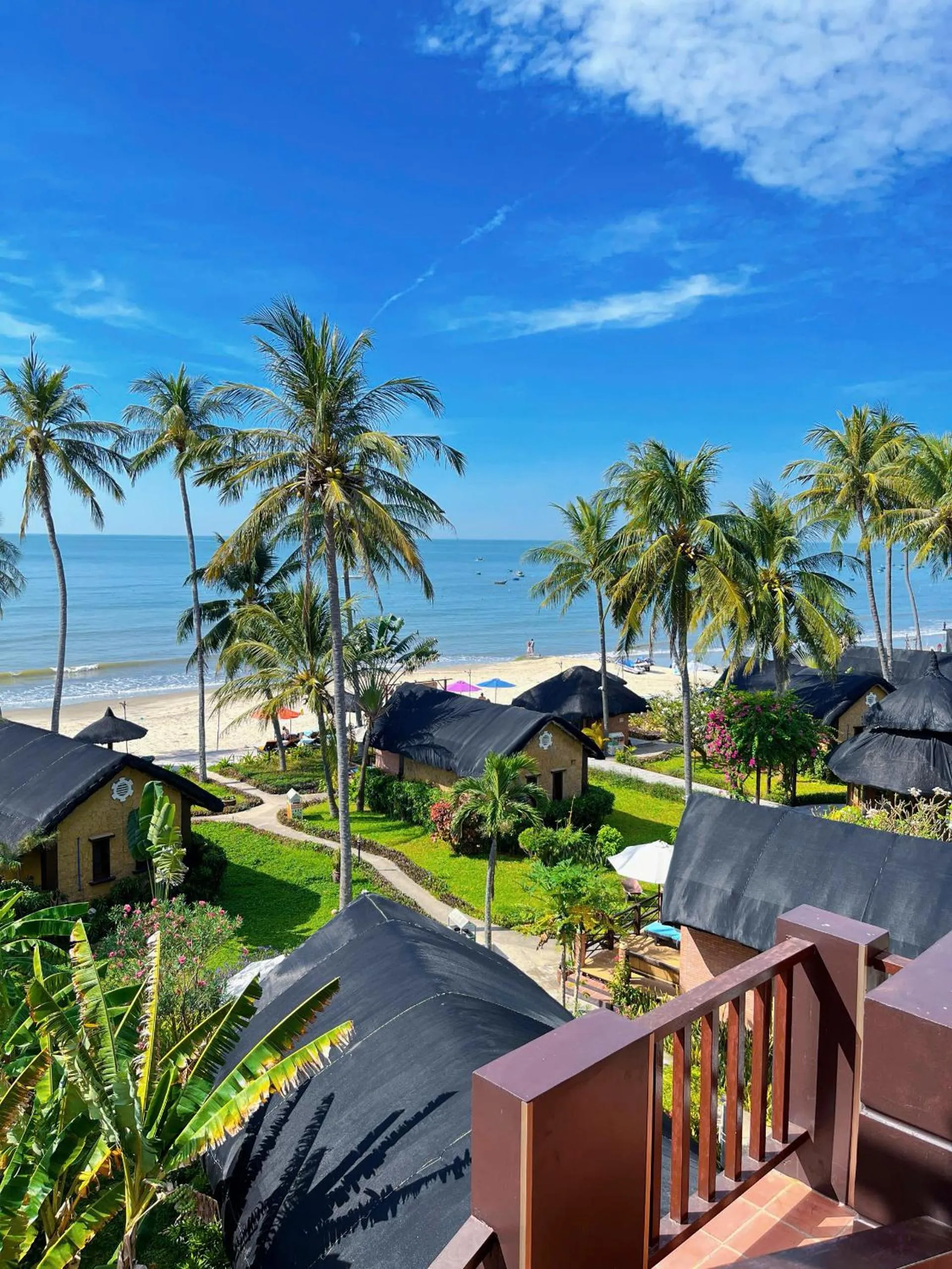 Sea view in Little Muine Cottages Resort