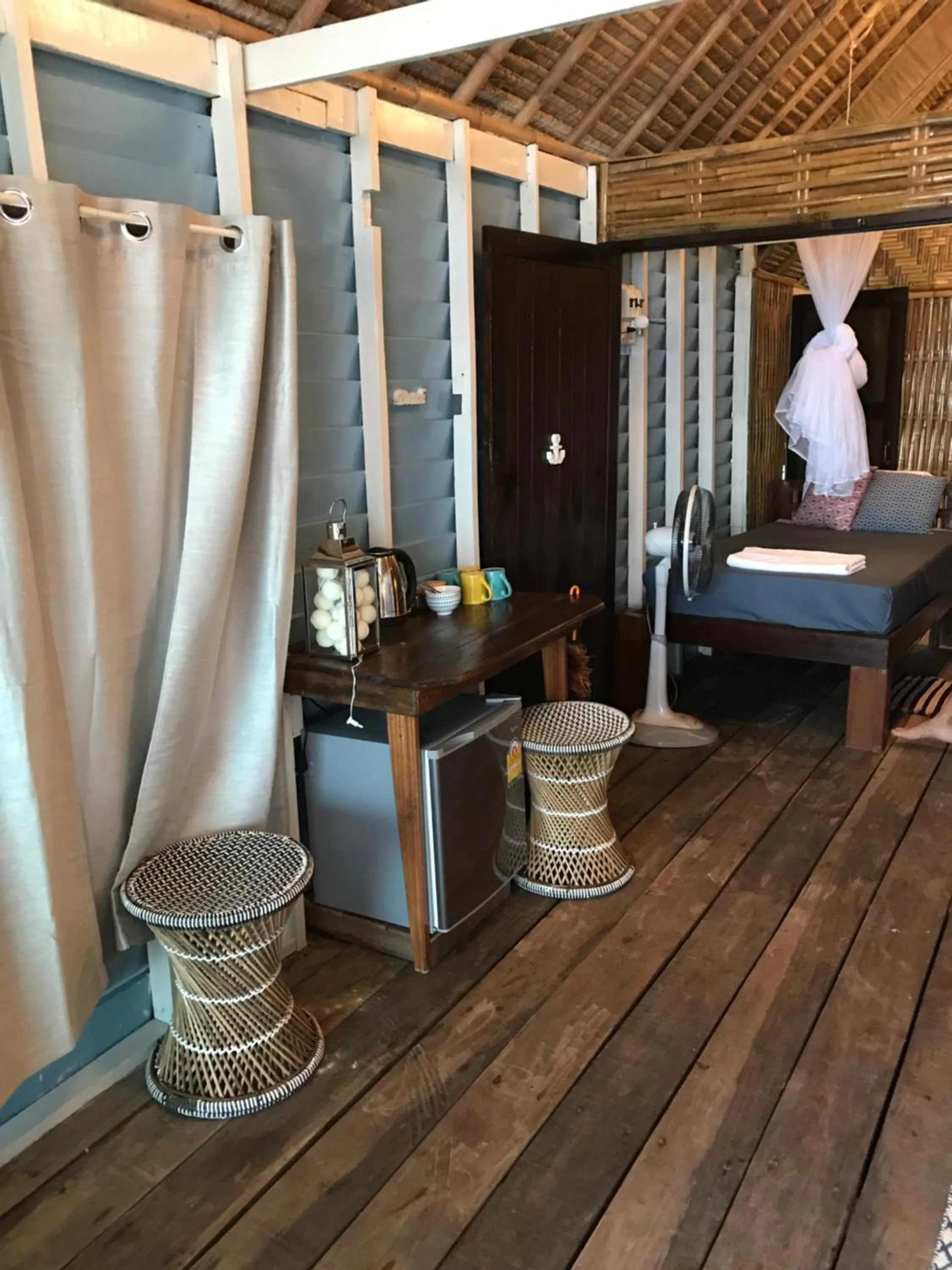 Bed in Forra Pattaya Sea View Bungalow