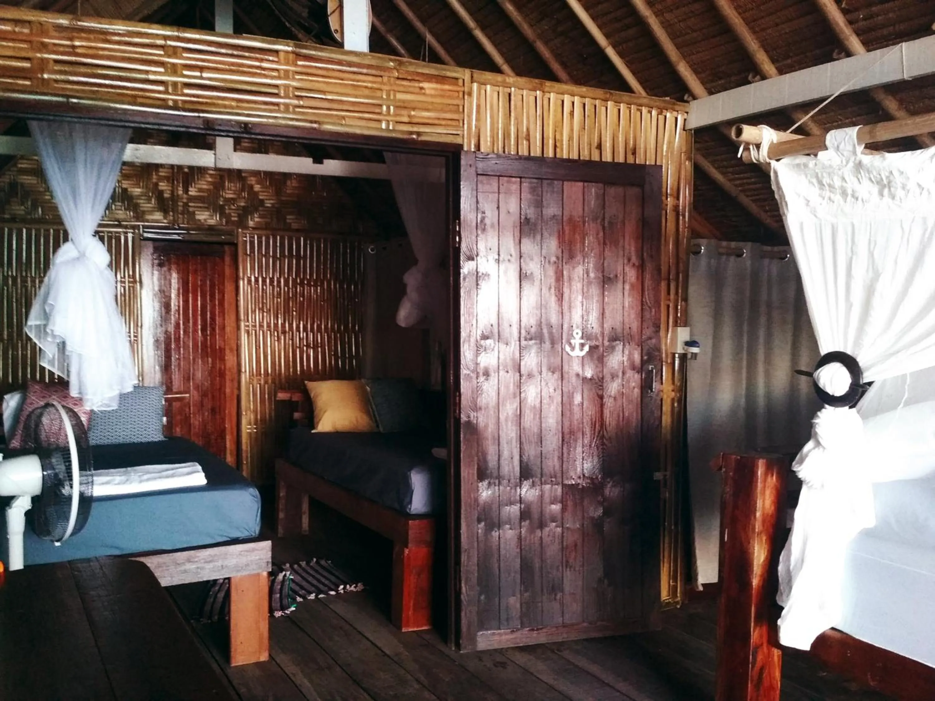 Bed in Forra Pattaya Sea View Bungalow