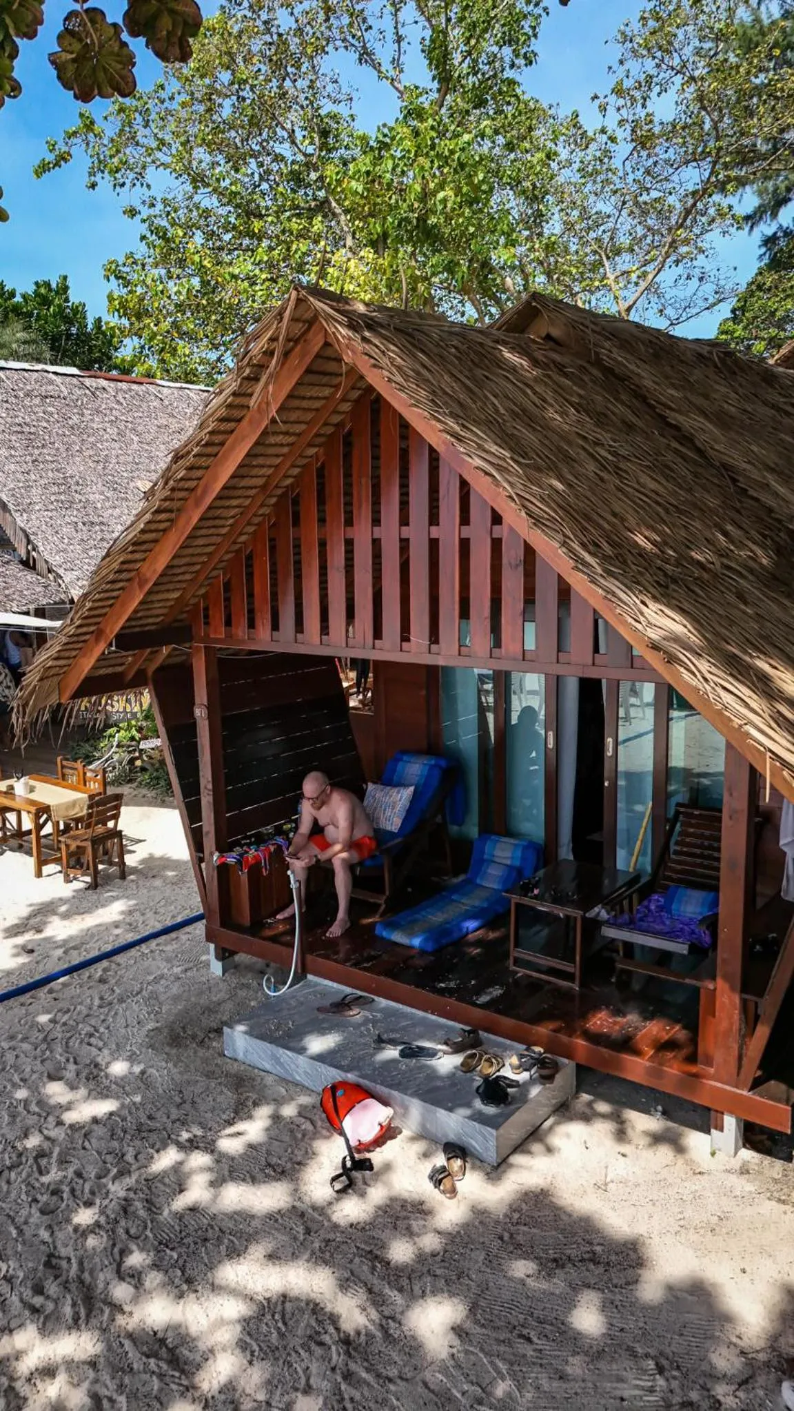Balcony/Terrace in Forra Pattaya Sea View Bungalow