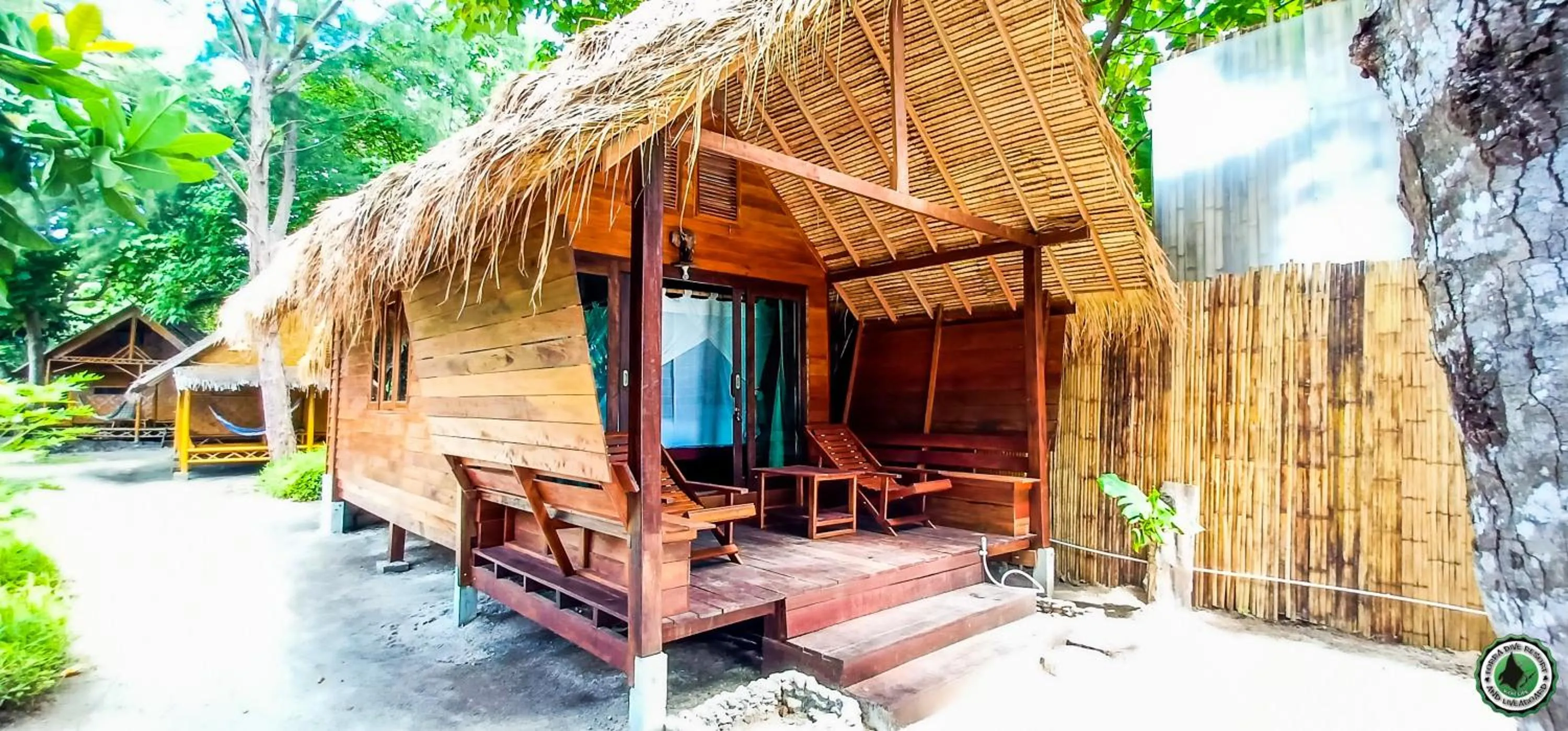 Balcony/Terrace in Forra Pattaya Sea View Bungalow