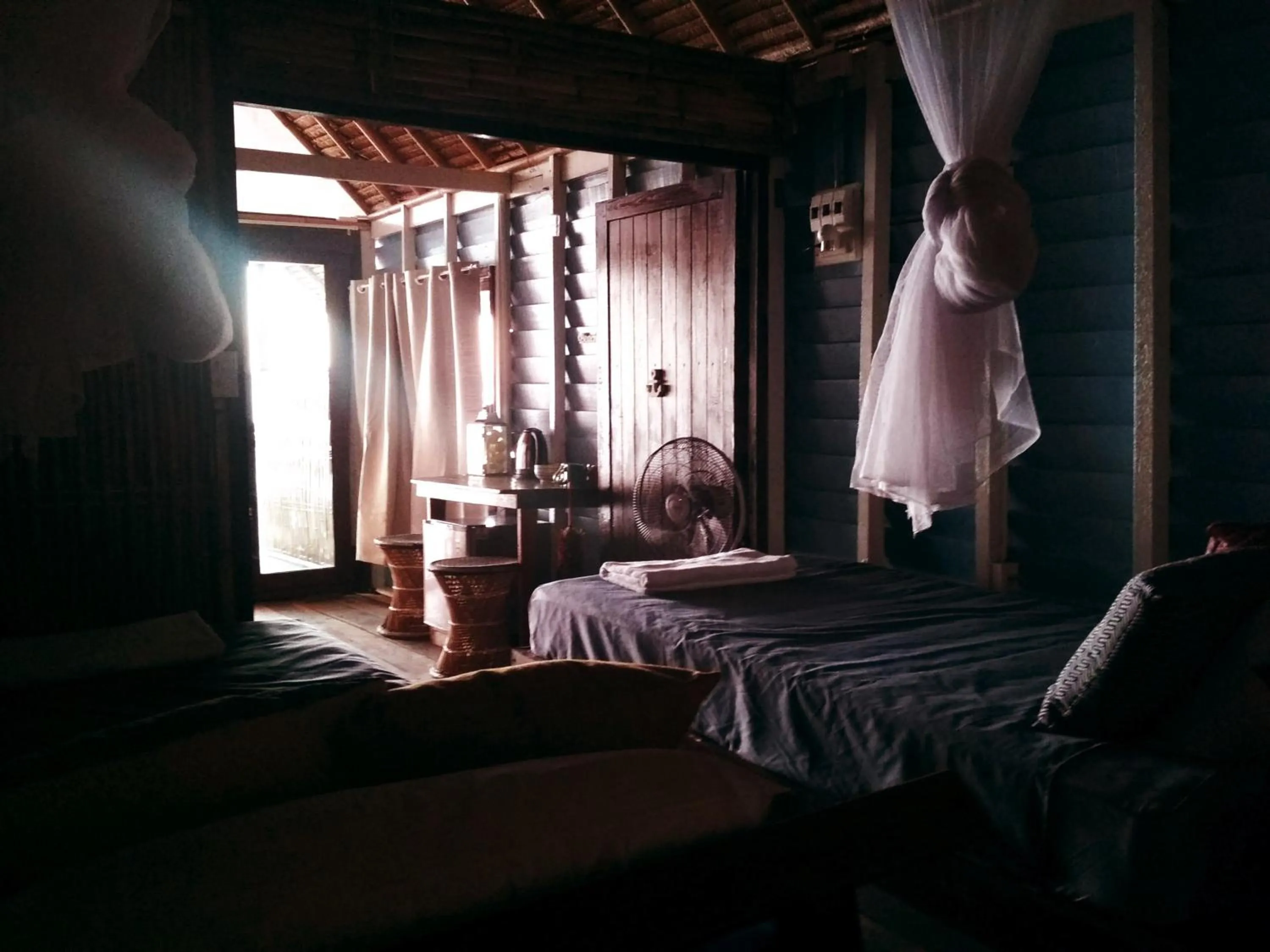 Bed in Forra Pattaya Sea View Bungalow