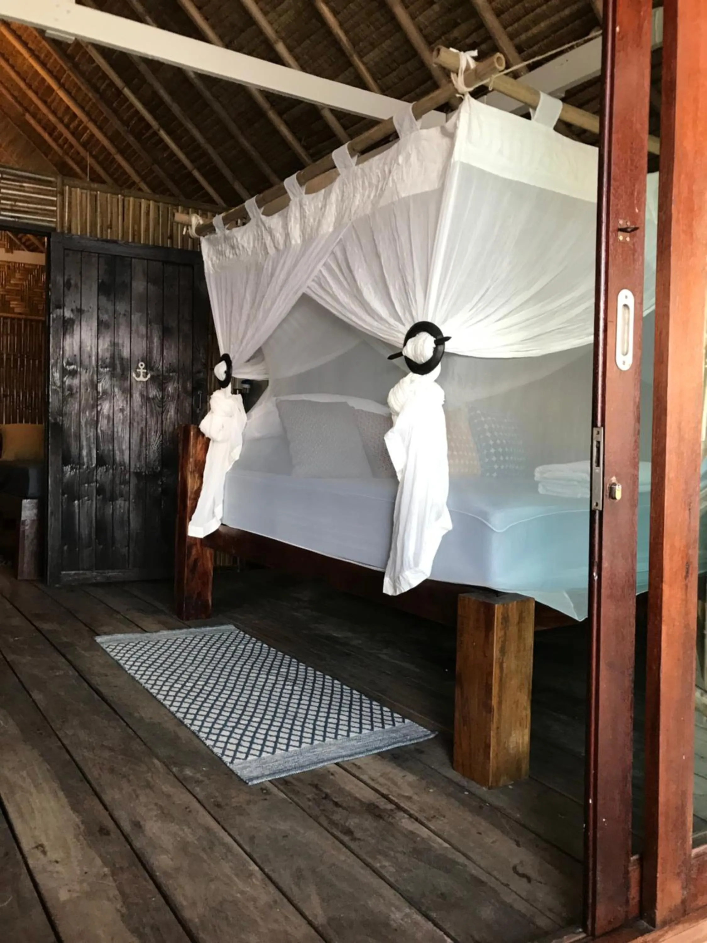 Bed in Forra Pattaya Sea View Bungalow