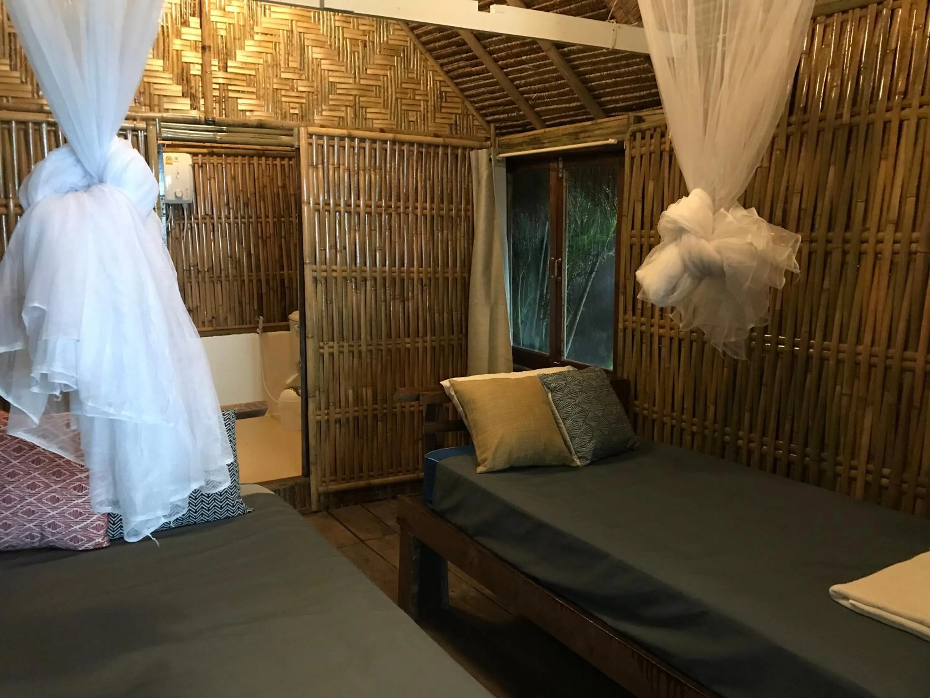 Bed in Forra Pattaya Sea View Bungalow