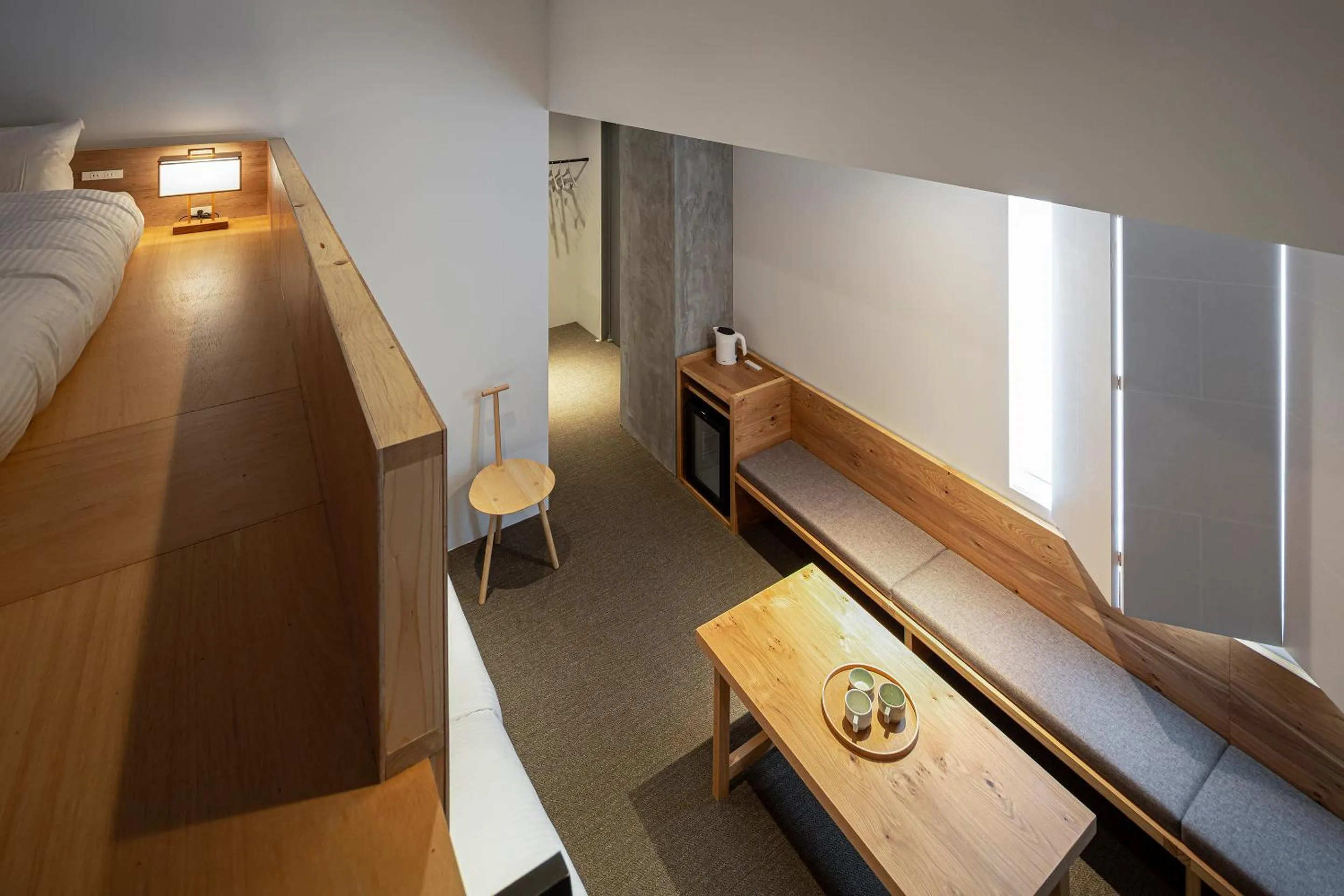 Photo of the whole room in TSUGU Kyoto Sanjo by THE SHARE HOTELS