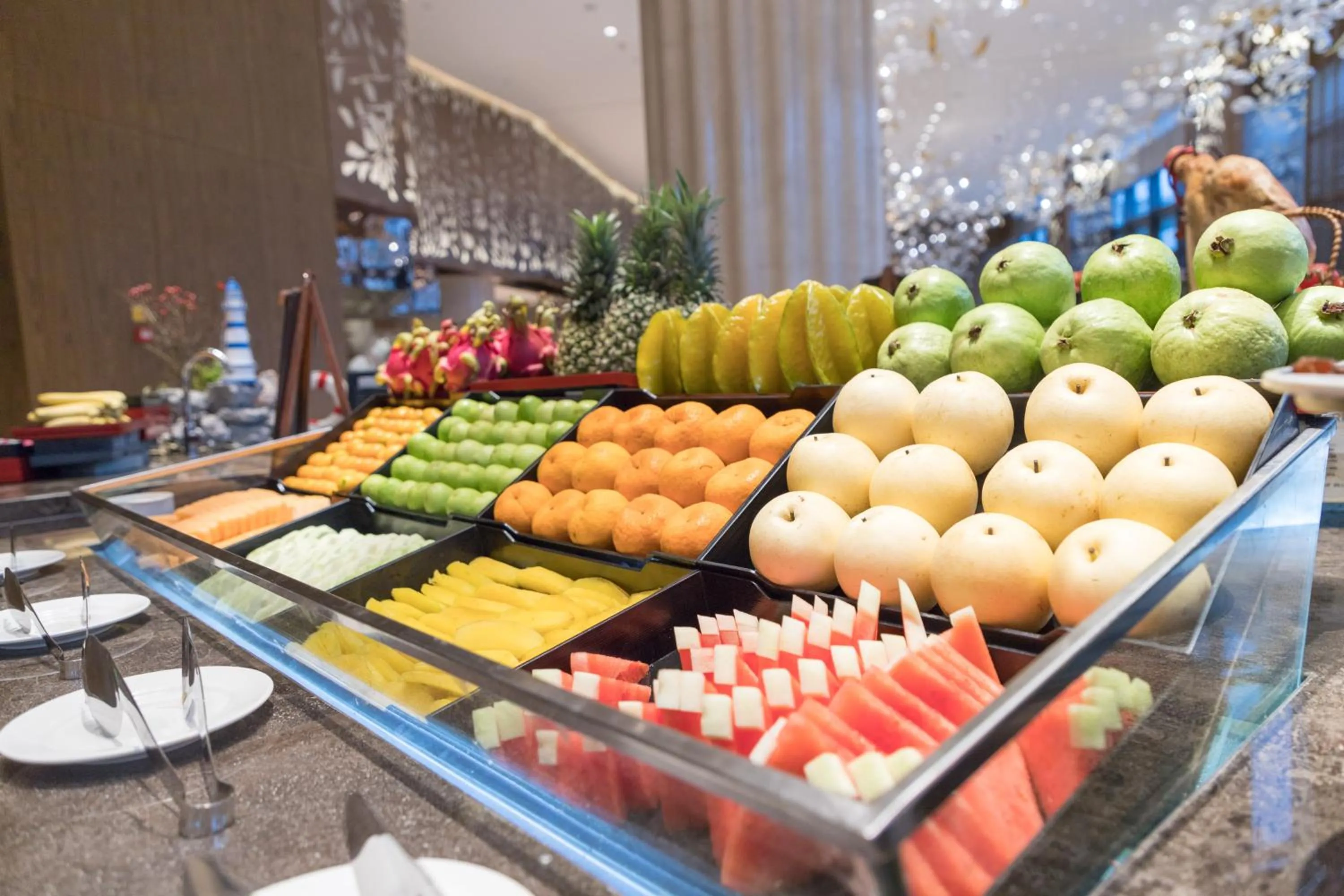 Breakfast in Wyndham Grand Plaza Royale Yuzhou Xiamen Wuyuan Bay