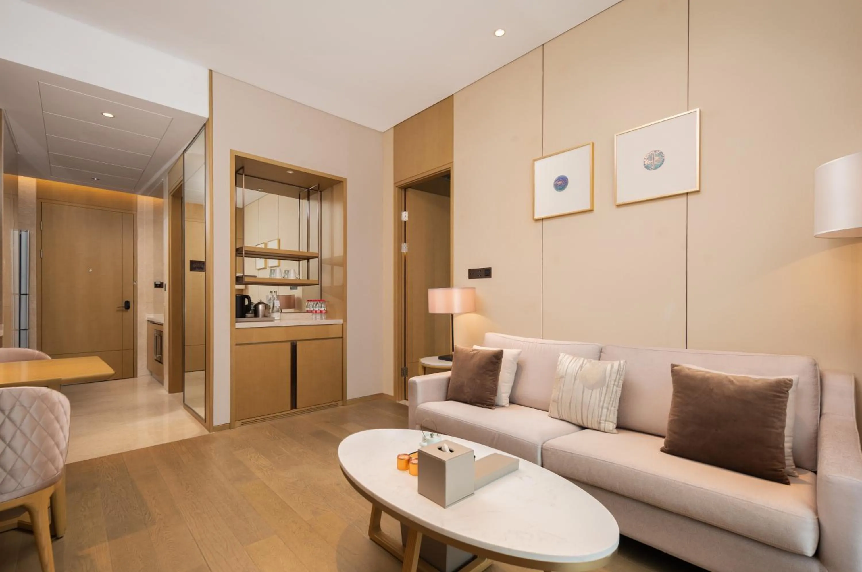 Living room in Wyndham Grand Plaza Royale Yuzhou Xiamen Wuyuan Bay