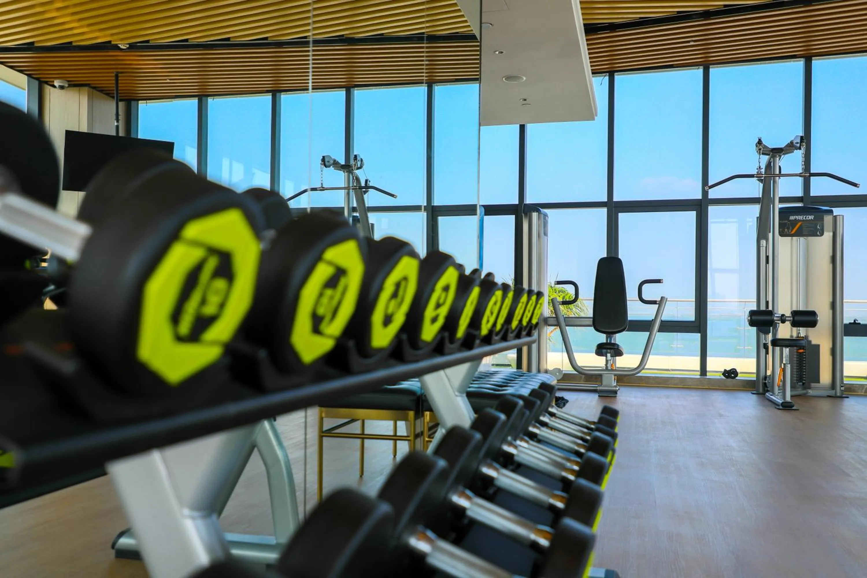 Fitness centre/facilities in Wyndham Grand Plaza Royale Yuzhou Xiamen Wuyuan Bay