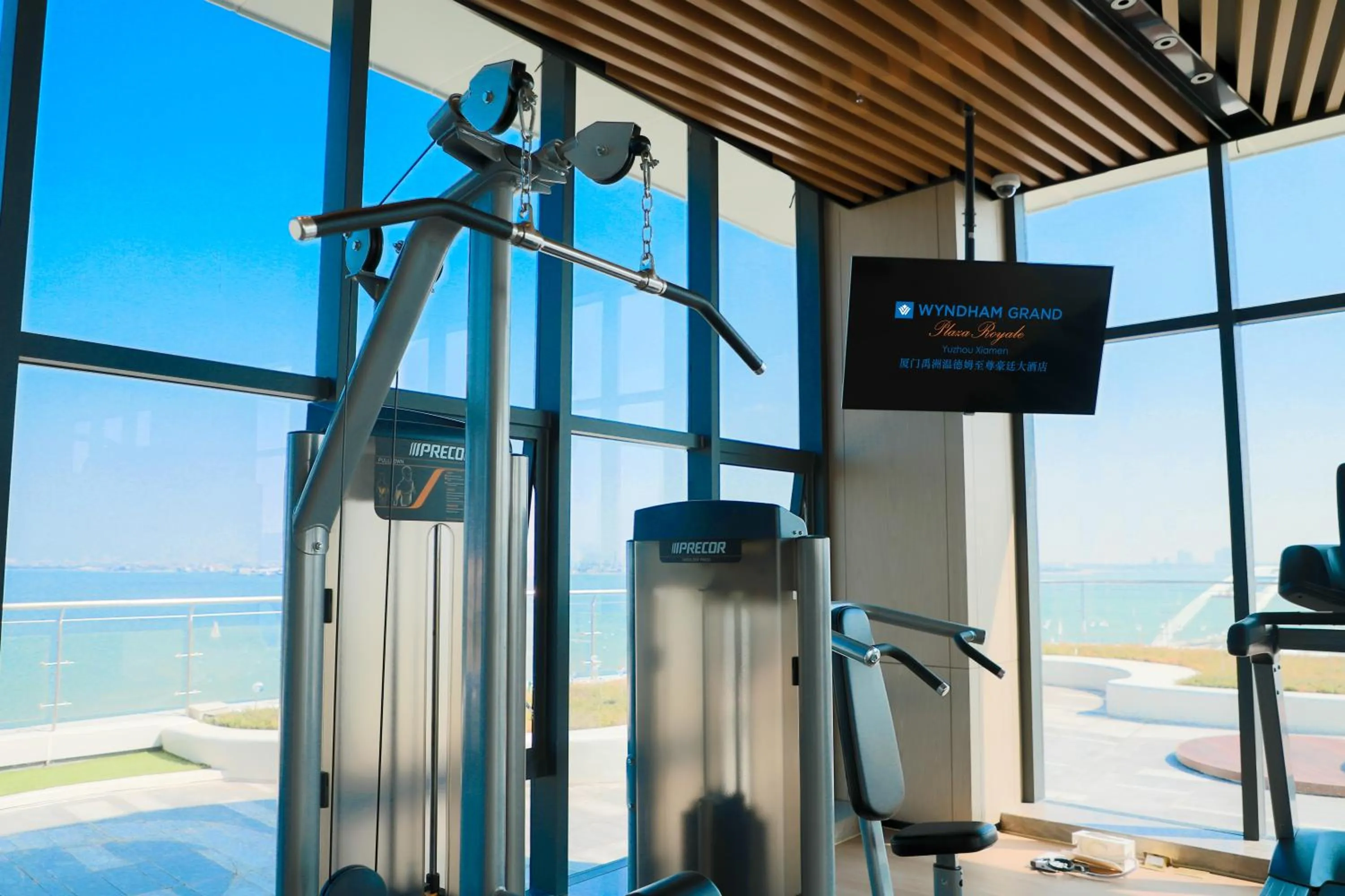 Fitness centre/facilities in Wyndham Grand Plaza Royale Yuzhou Xiamen Wuyuan Bay