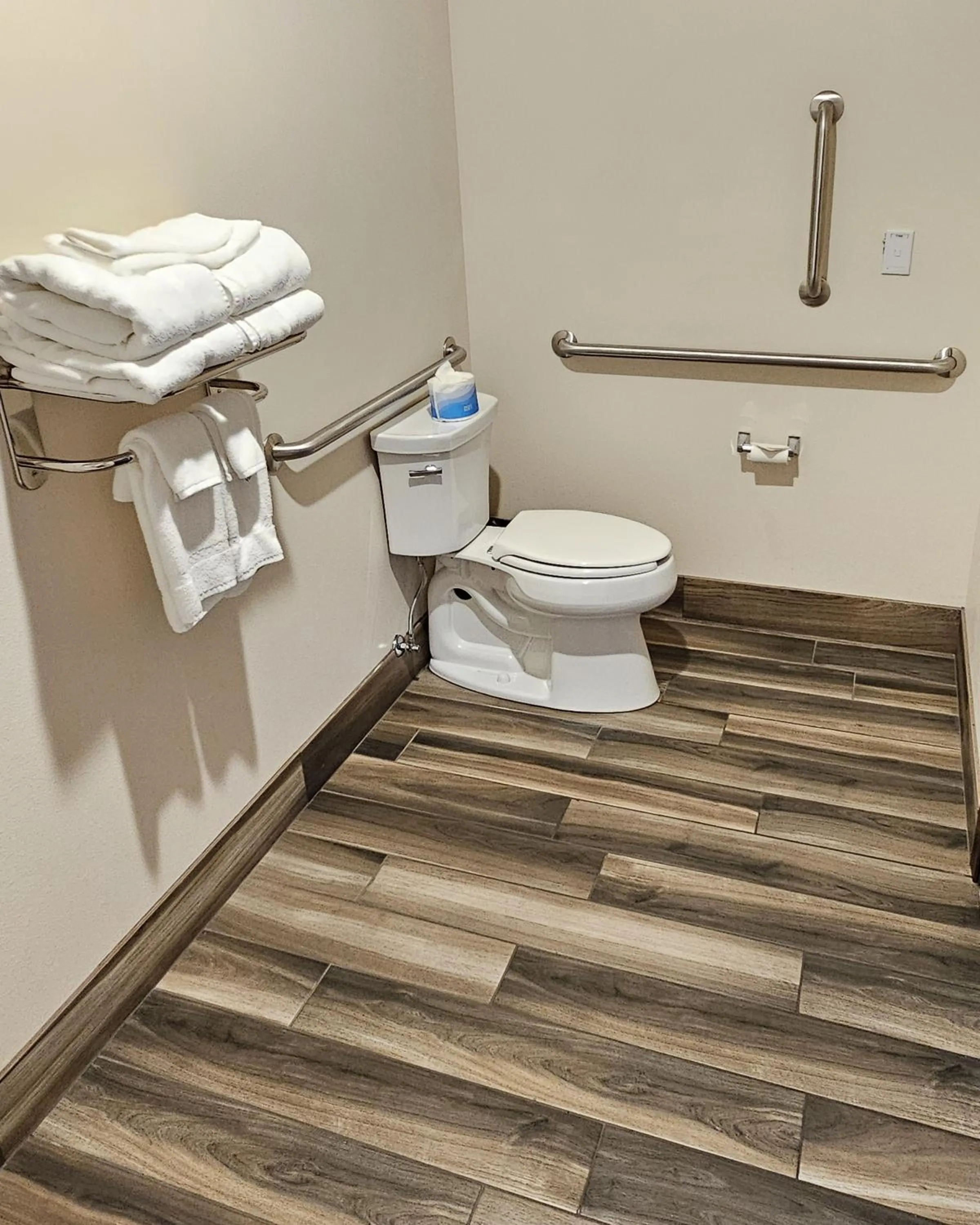 Toilet in Cobblestone Inn & Suites – Manchester