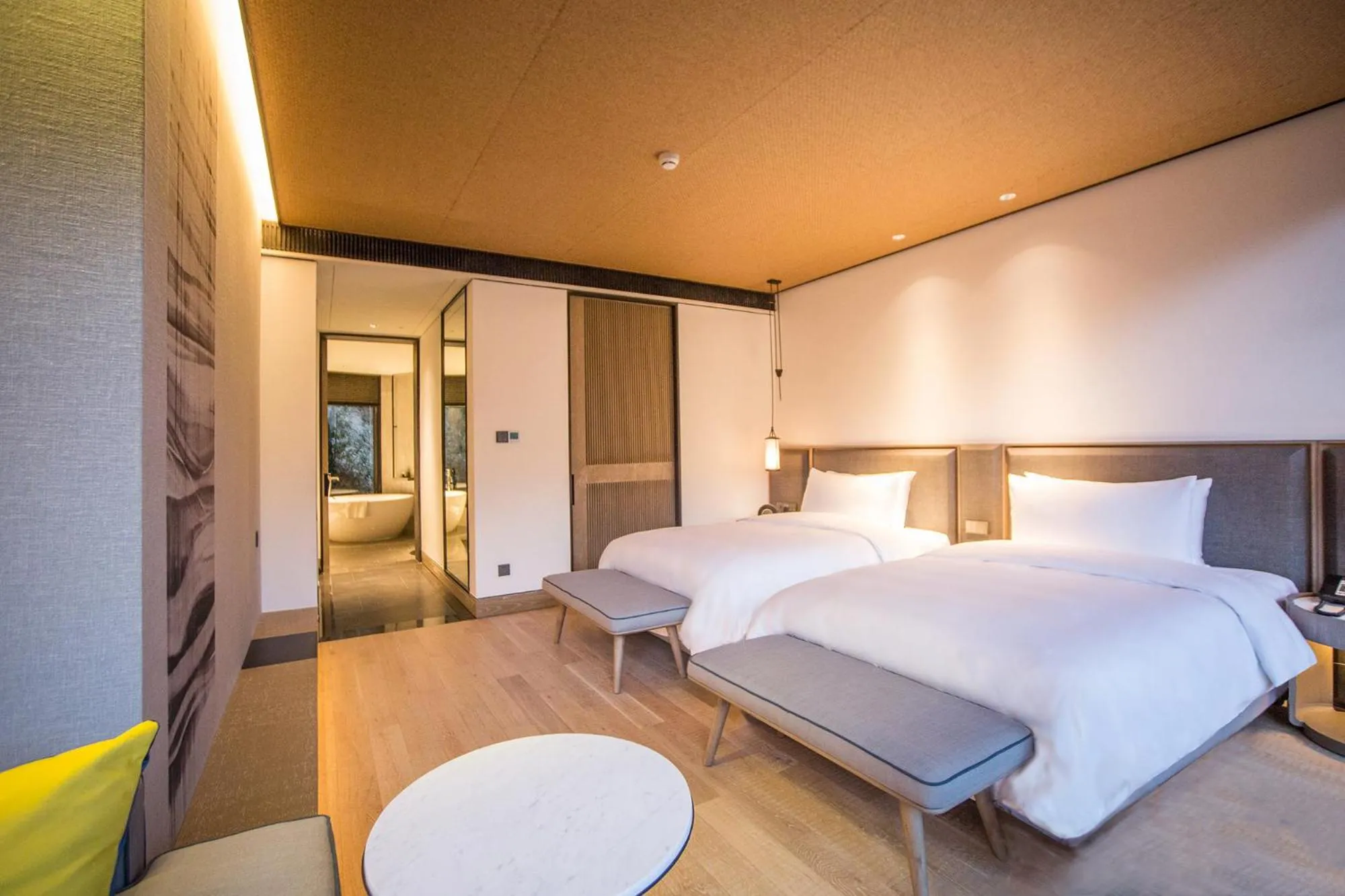 Photo of the whole room, Bed in AHN LAN Ninghai