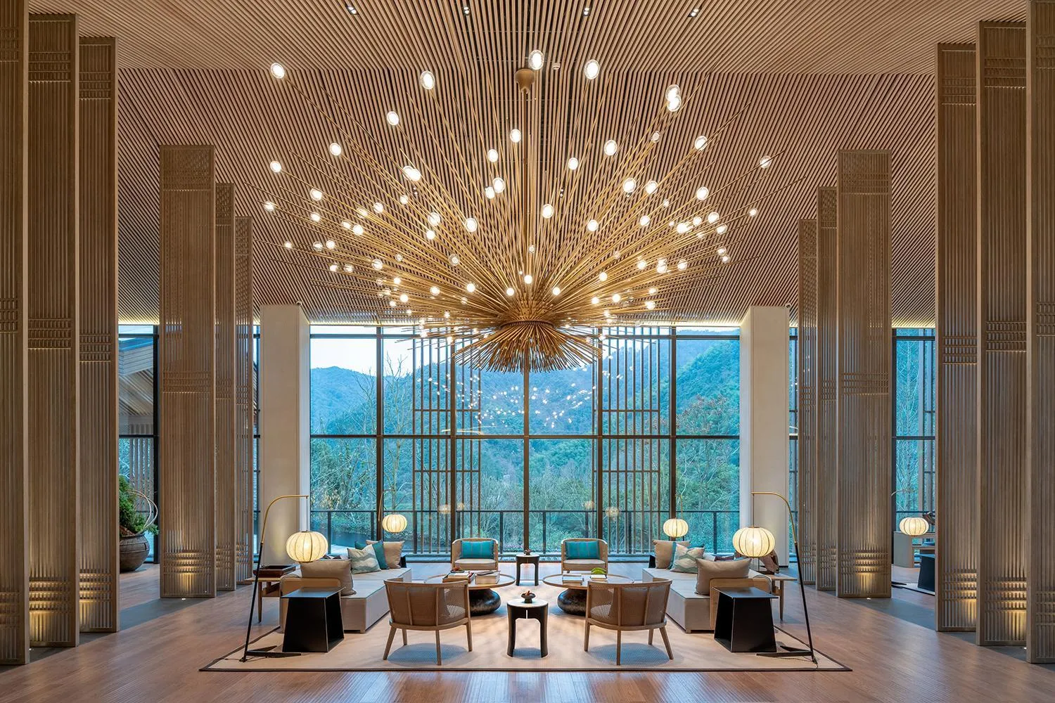 Lobby or reception in AHN LAN Ninghai