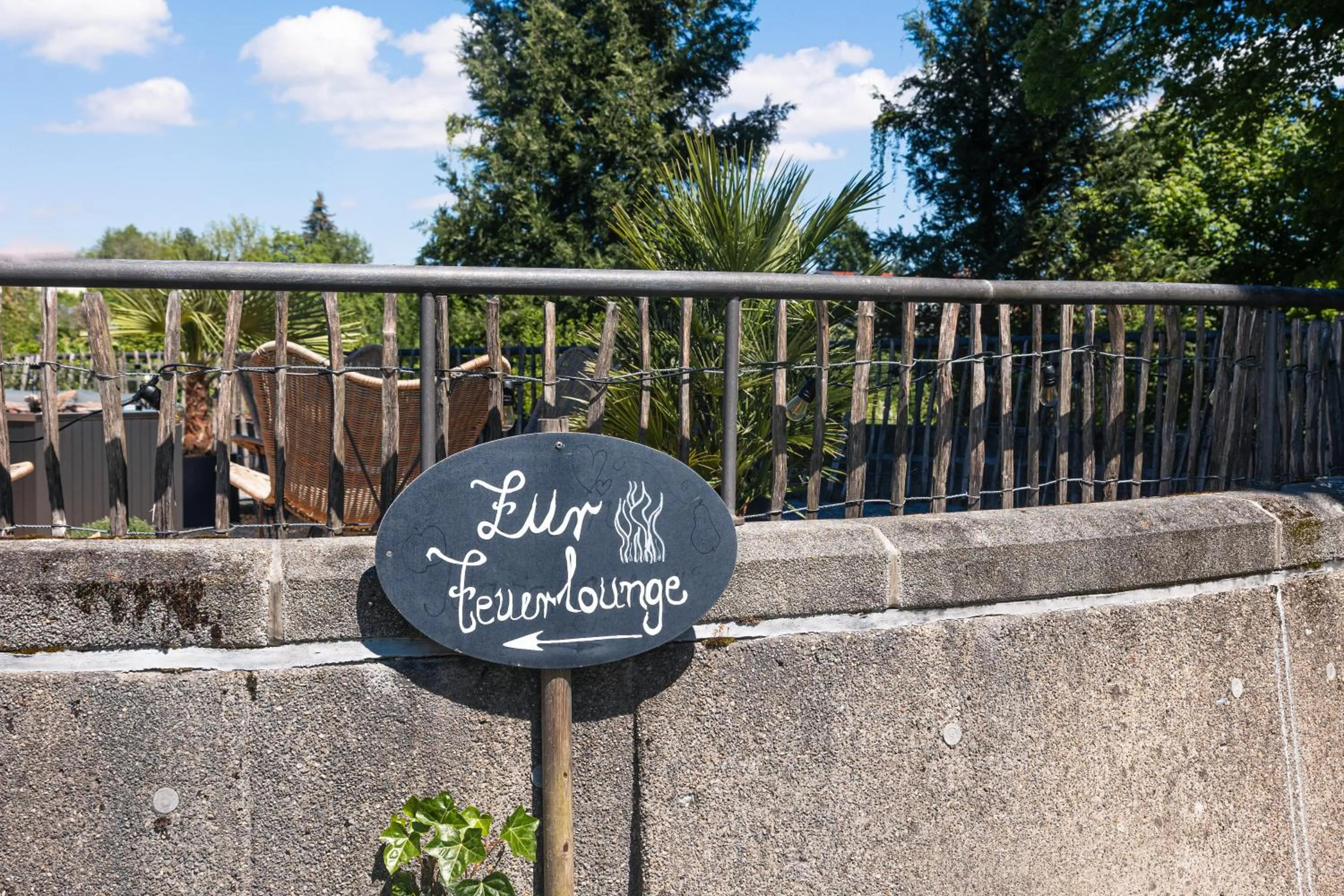 Garden in Hotel Raphael im Allgäu