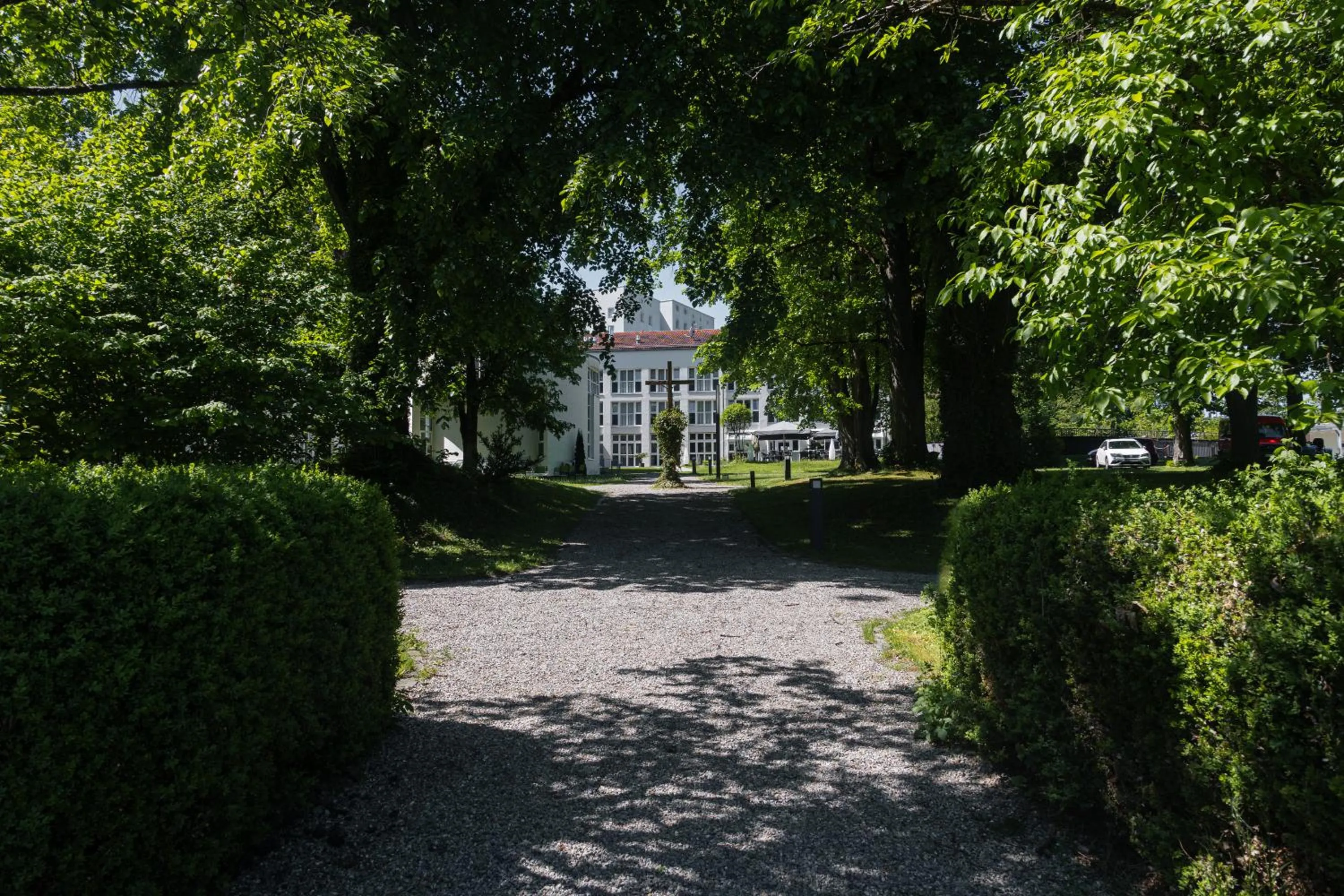 Garden in Hotel Raphael im Allgäu