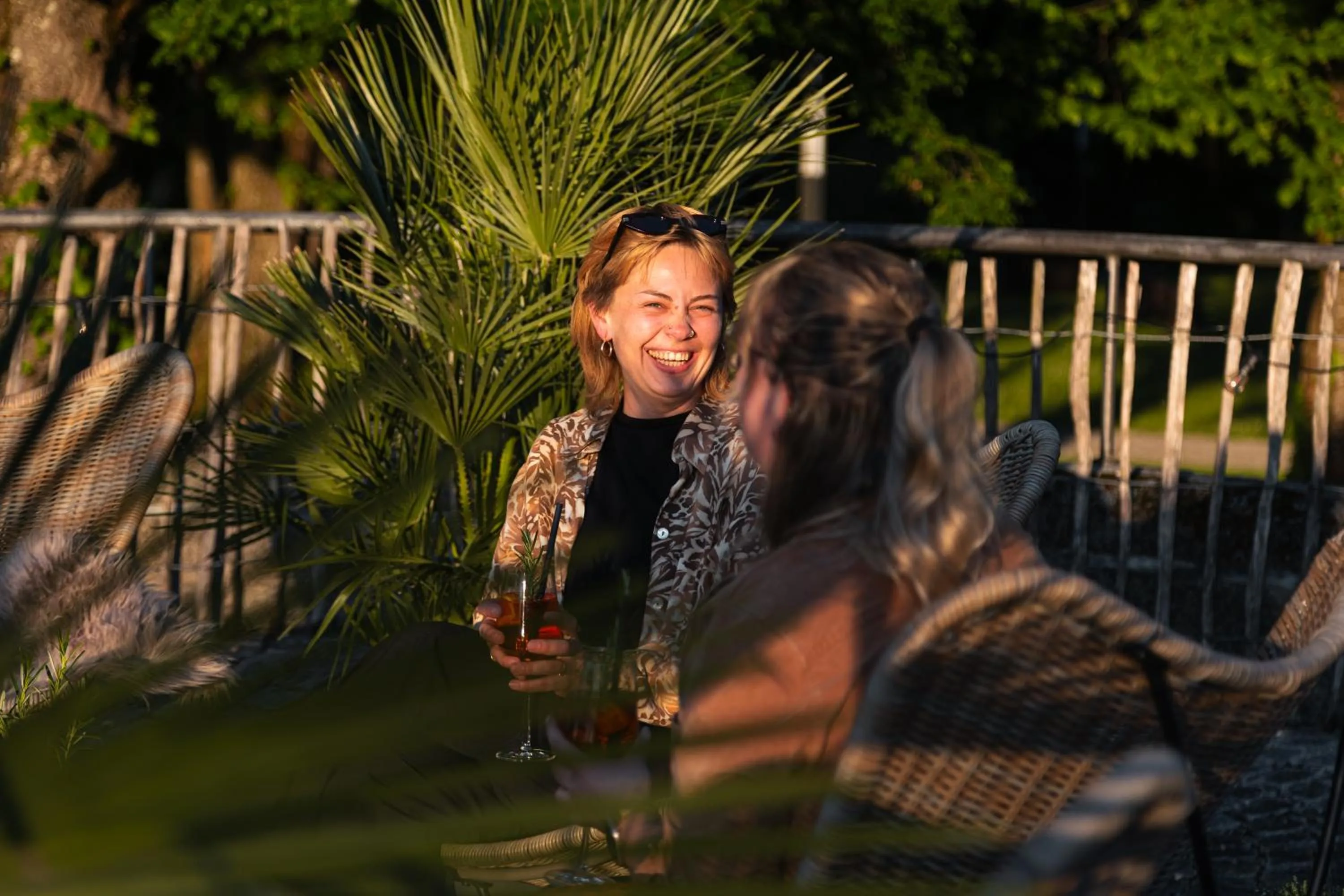 Garden in Hotel Raphael im Allgäu