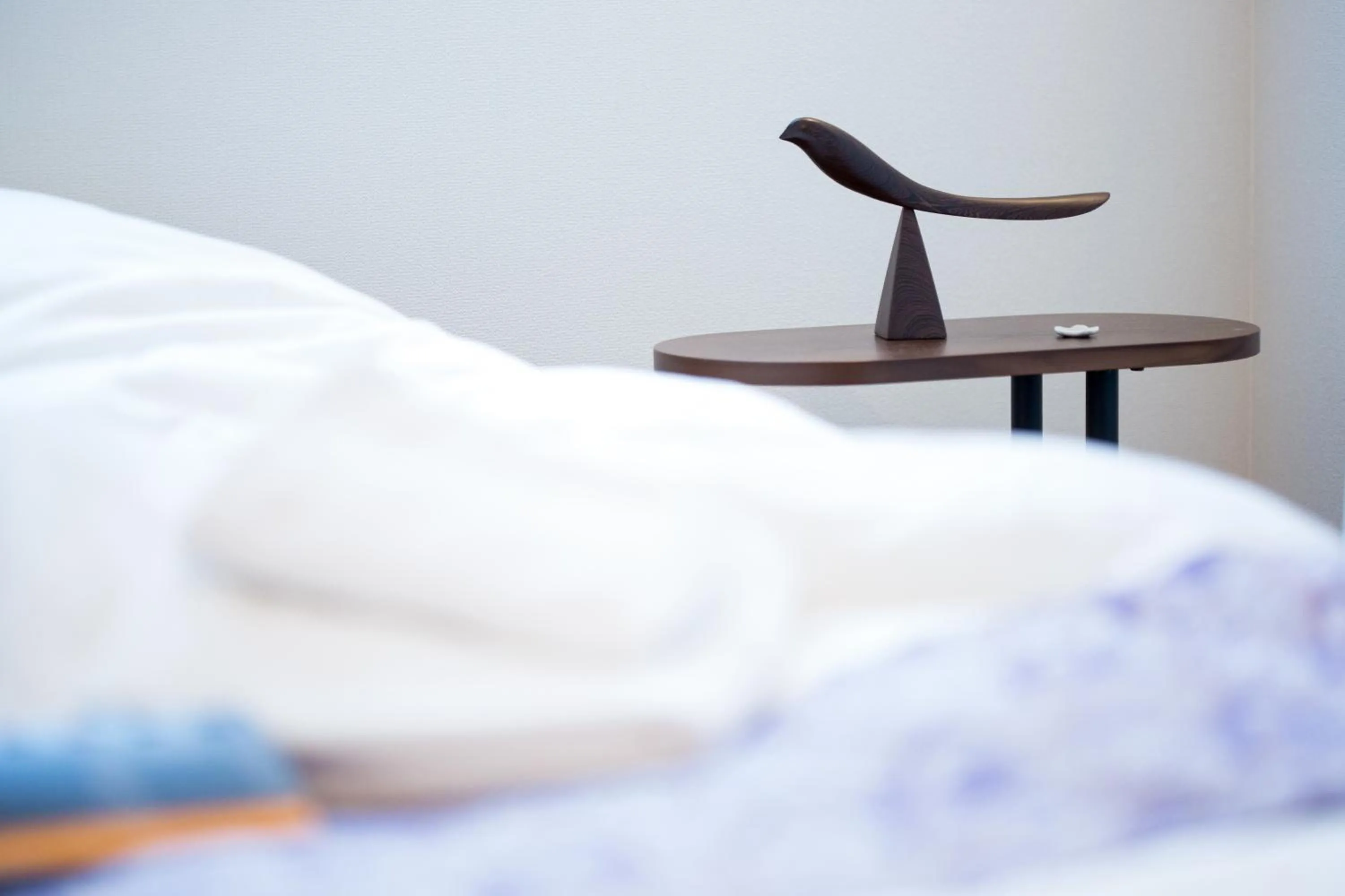 Decorative detail, Bed in plat hostel keikyu asakusa karin