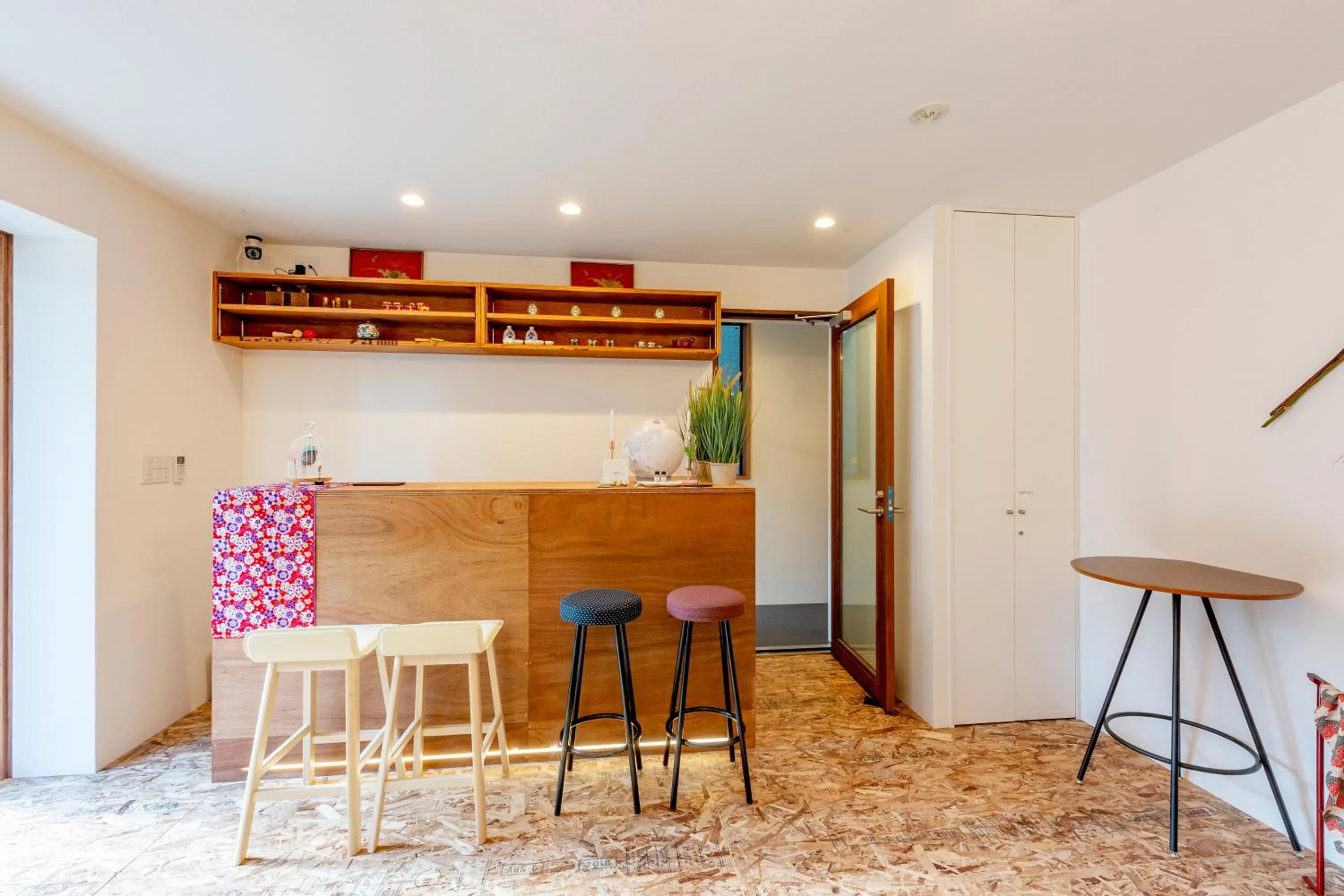 Lobby or reception in plat hostel keikyu asakusa karin