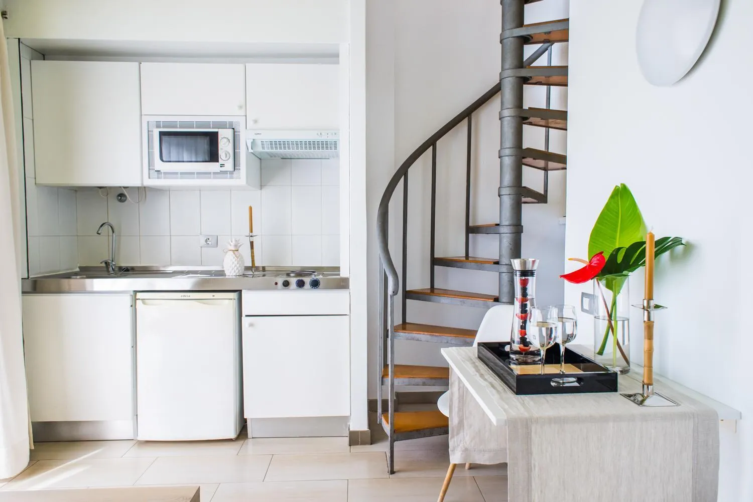 Kitchen or kitchenette in Udalla Park - Hotel & Apartamentos