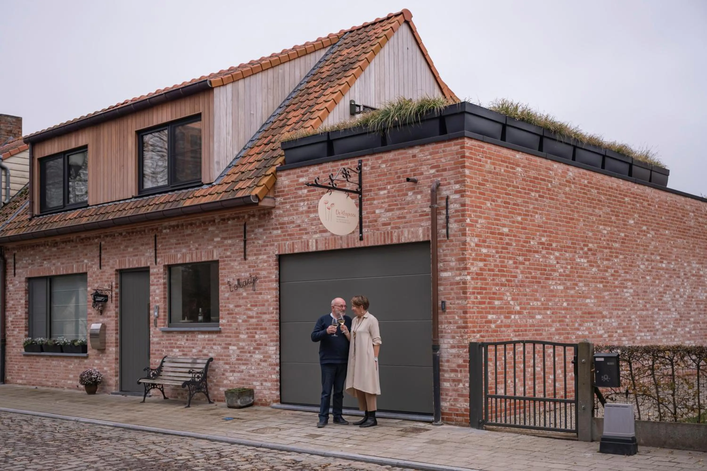 Facade/entrance in B&B De Klaproos