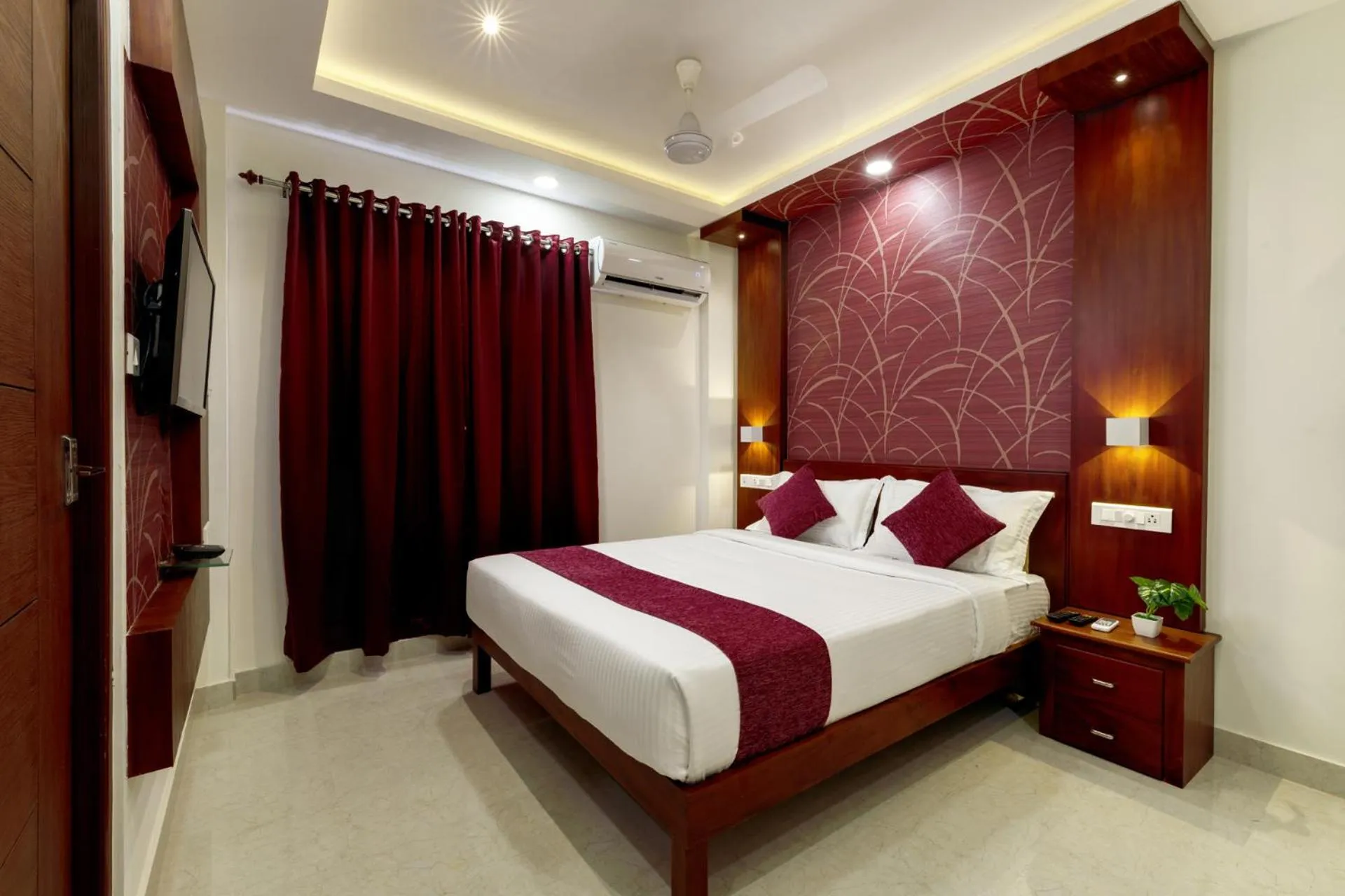 Bed in Burooj Hotel