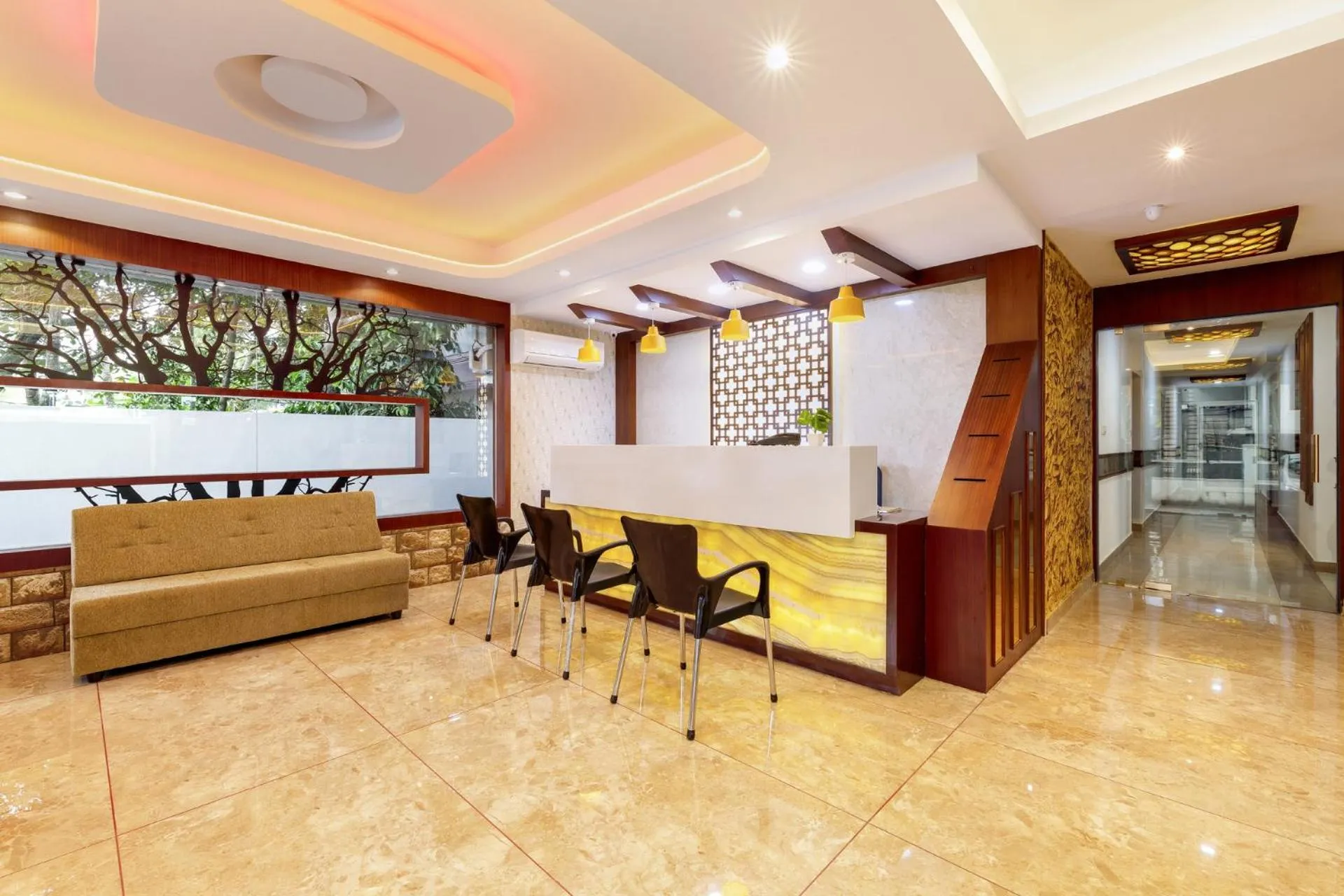 Lobby or reception in Burooj Hotel