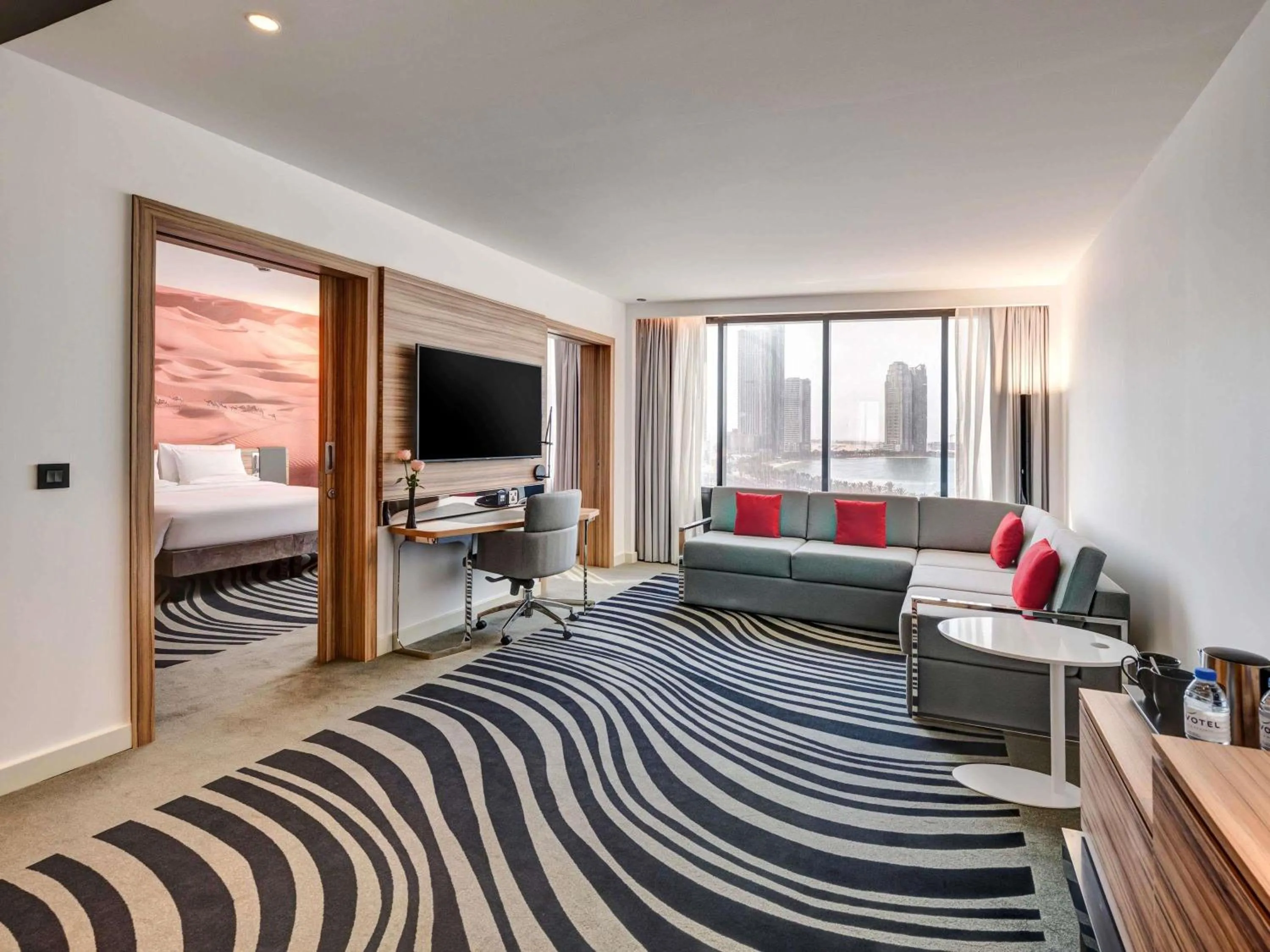 Photo of the whole room, Bed in Novotel Sharjah Expo Centre