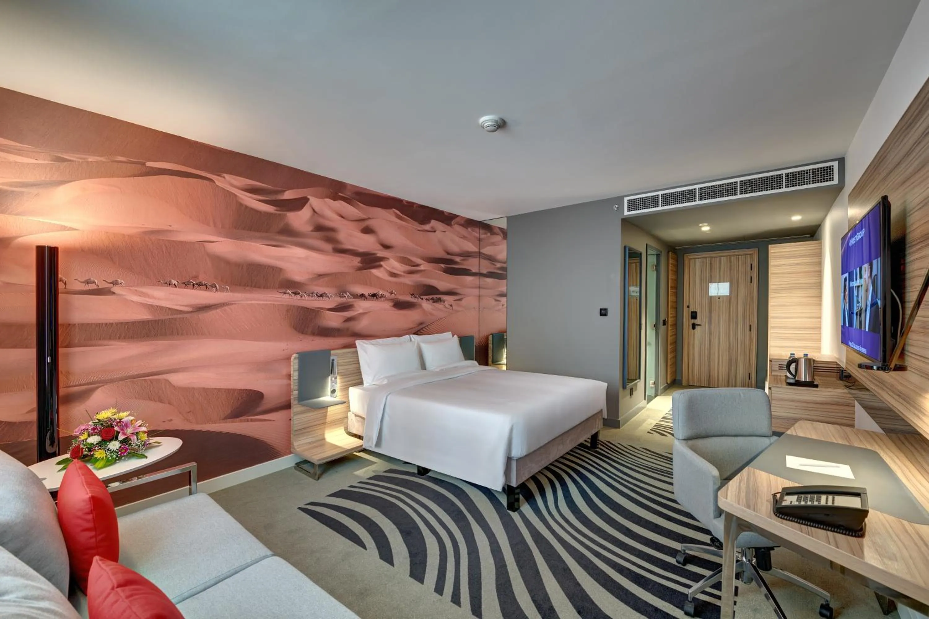 Photo of the whole room, Bed in Novotel Sharjah Expo Centre