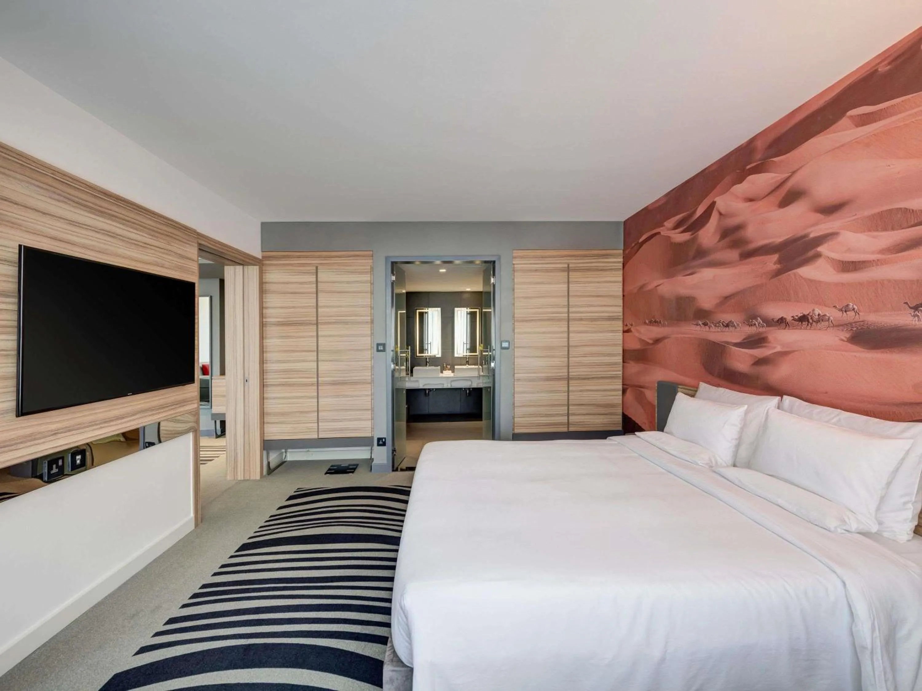 Photo of the whole room, Bed in Novotel Sharjah Expo Centre