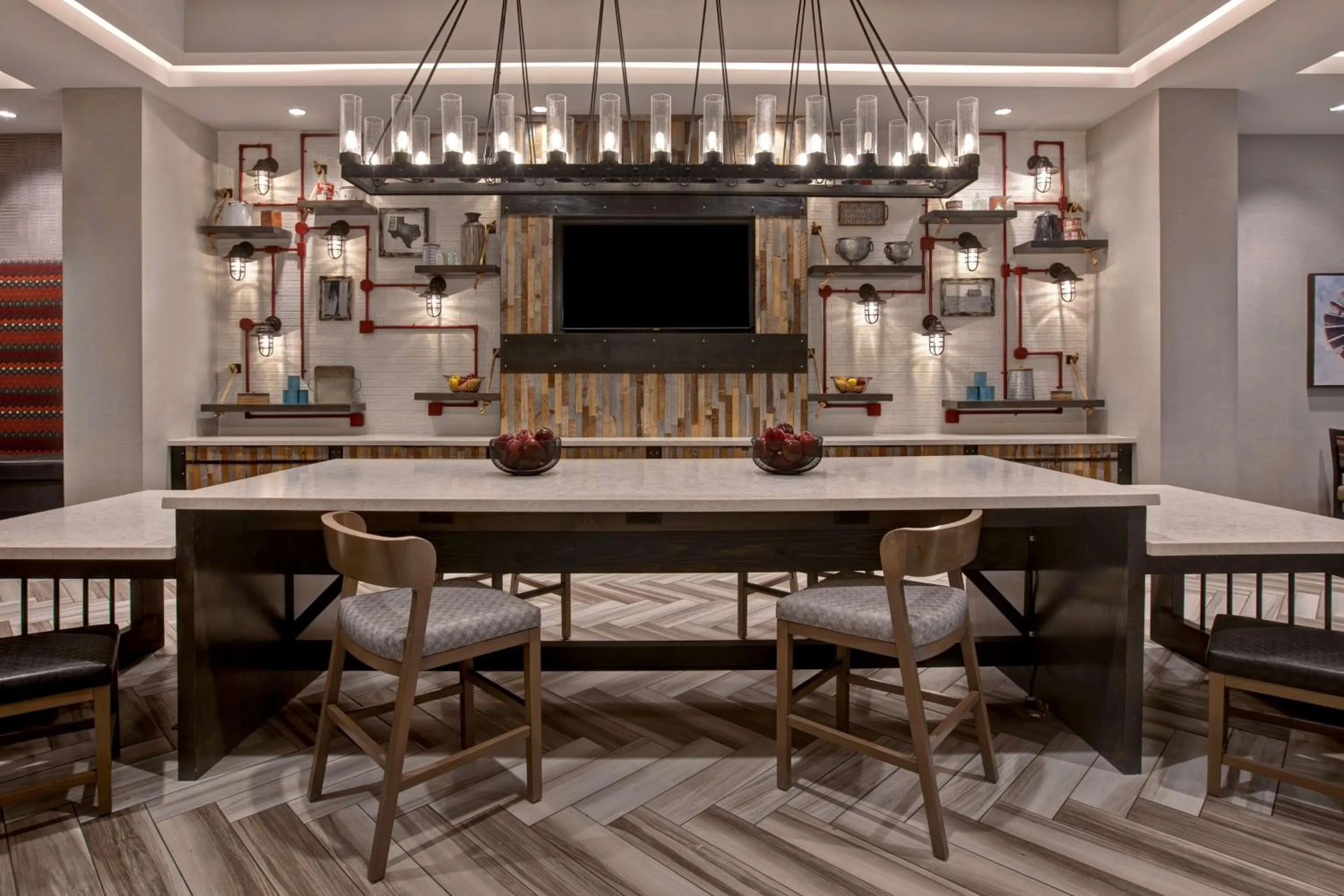 Dining area in Hampton Inn & Suites San Antonio Riverwalk