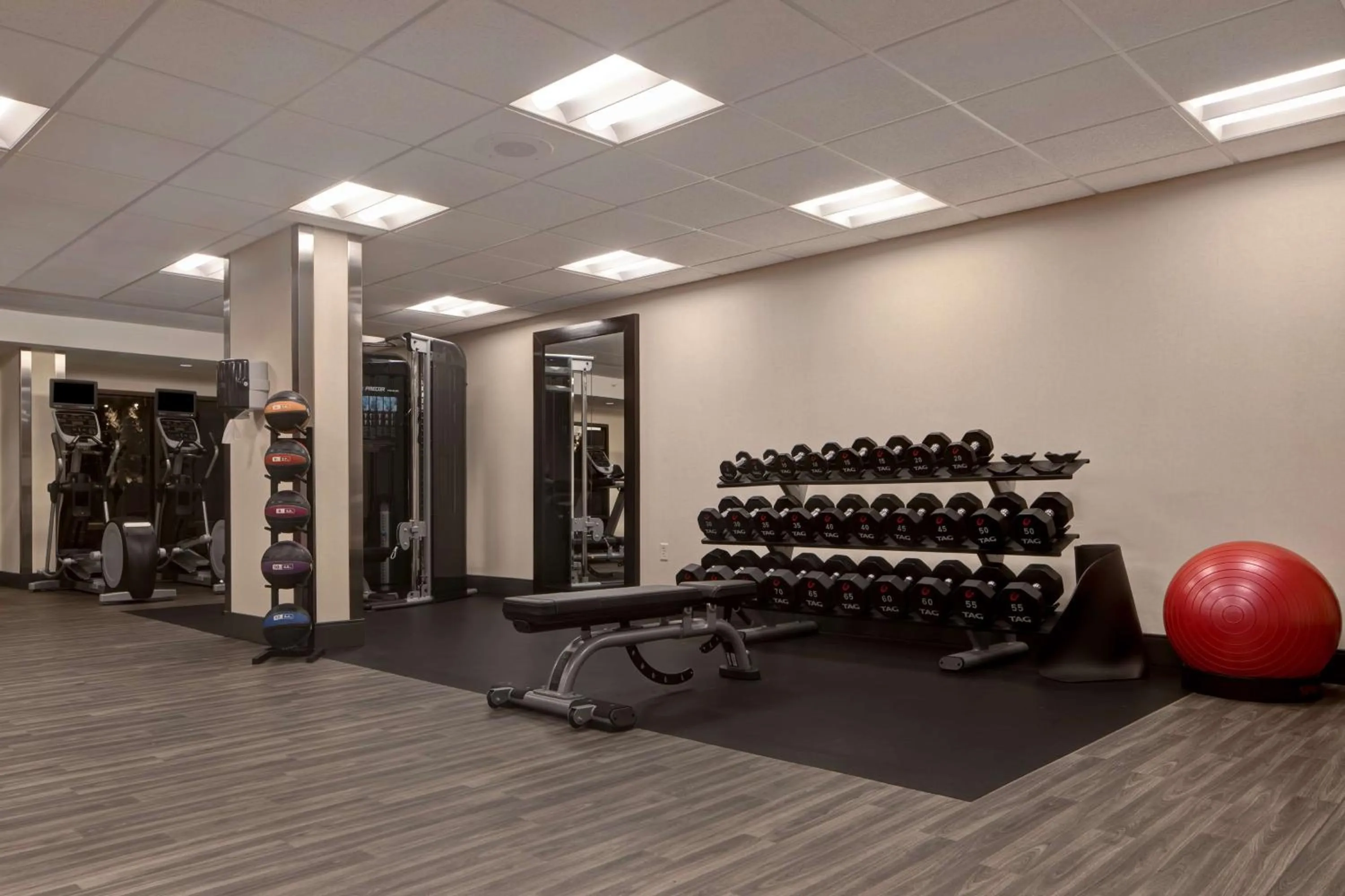 Fitness centre/facilities in Hampton Inn & Suites San Antonio Riverwalk