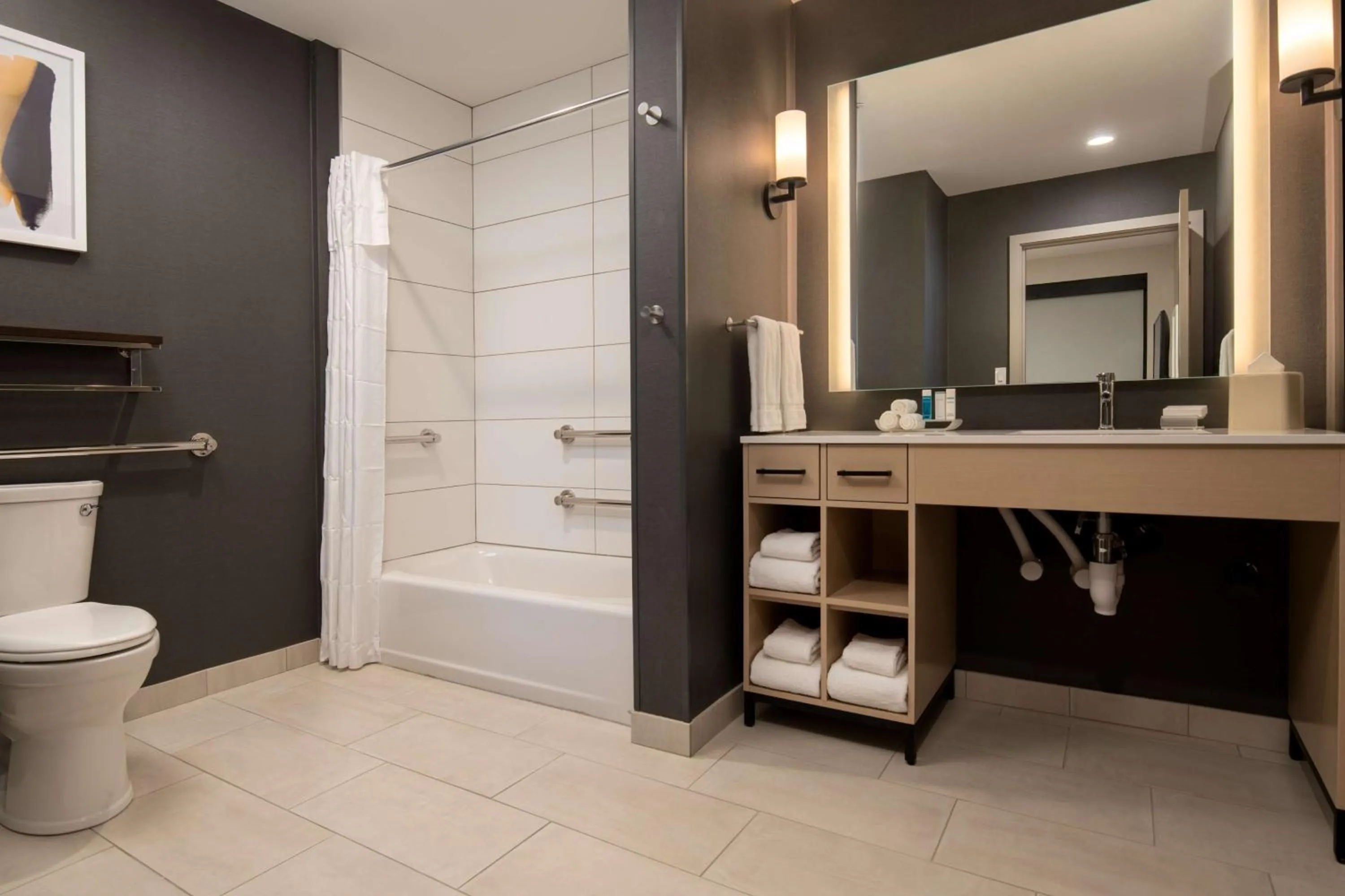 Shower in Homewood Suites By Hilton Belmont