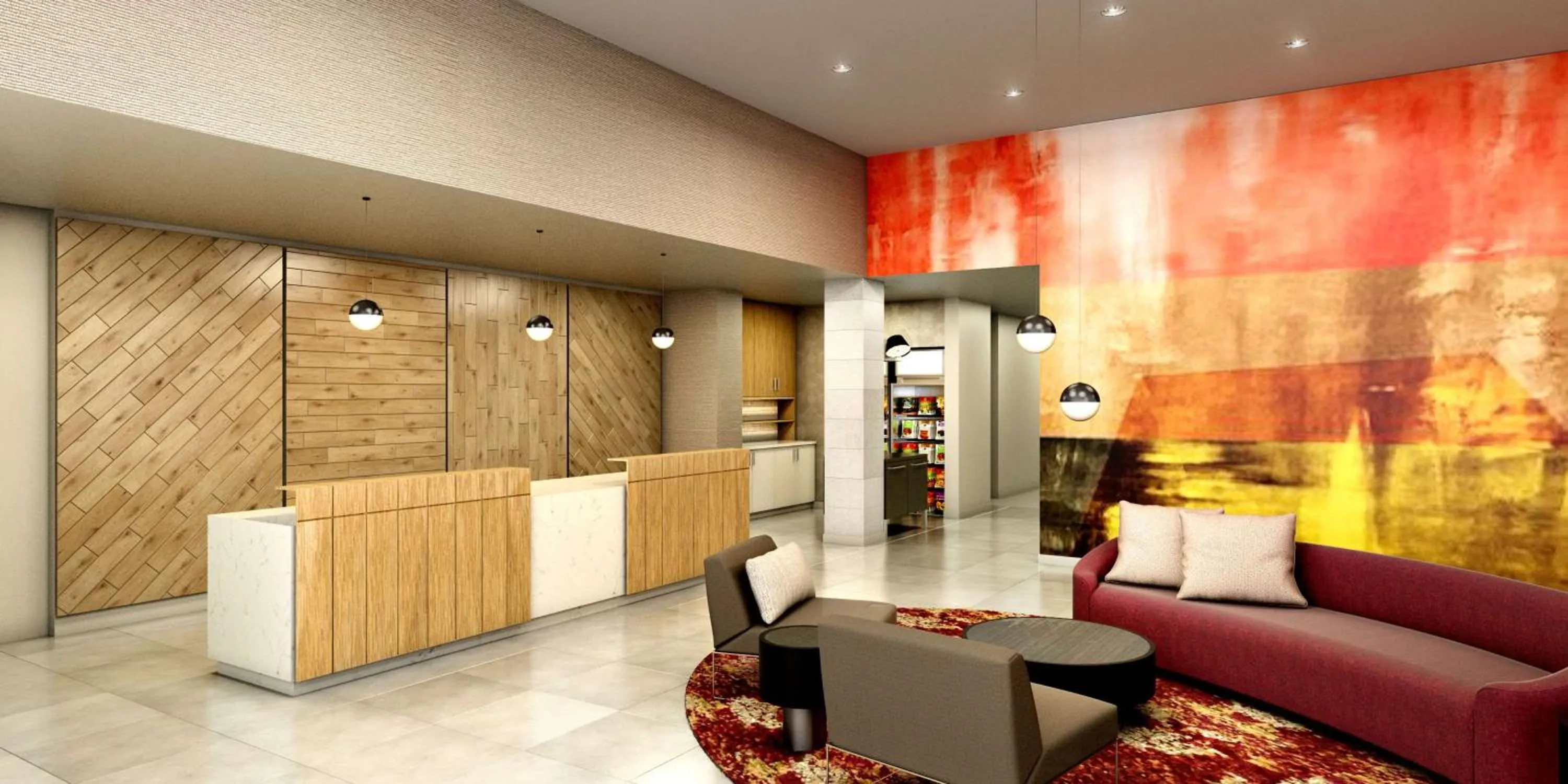 Lobby or reception in Homewood Suites By Hilton Belmont