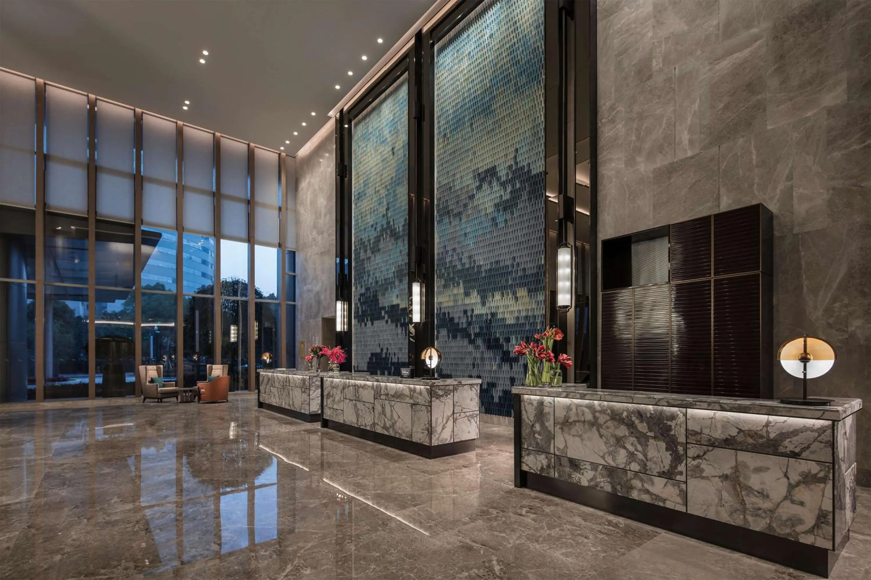 Lobby or reception in Hilton Taizhou