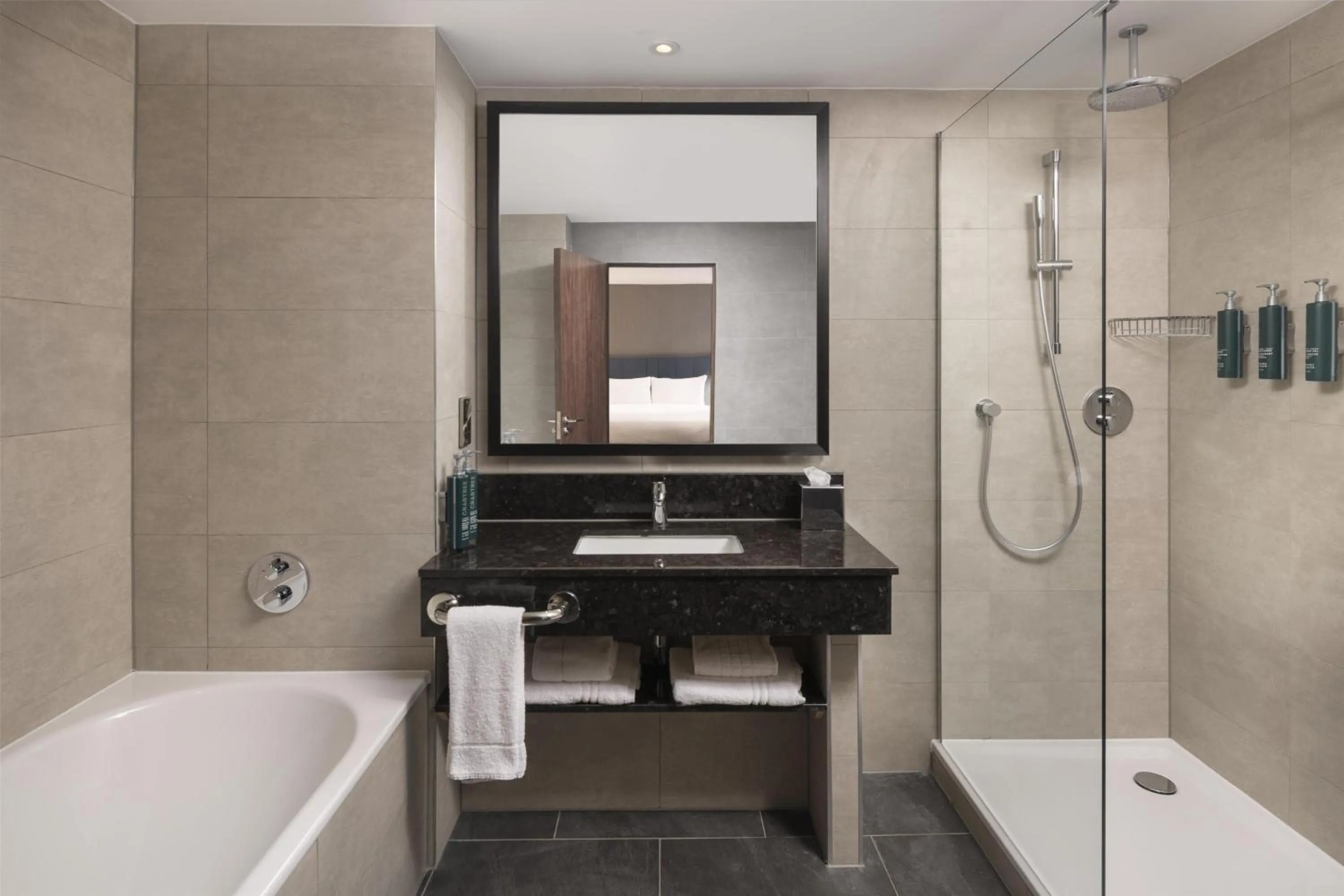 Bathroom in Hilton Garden Inn London Heathrow Terminal 2 and 3