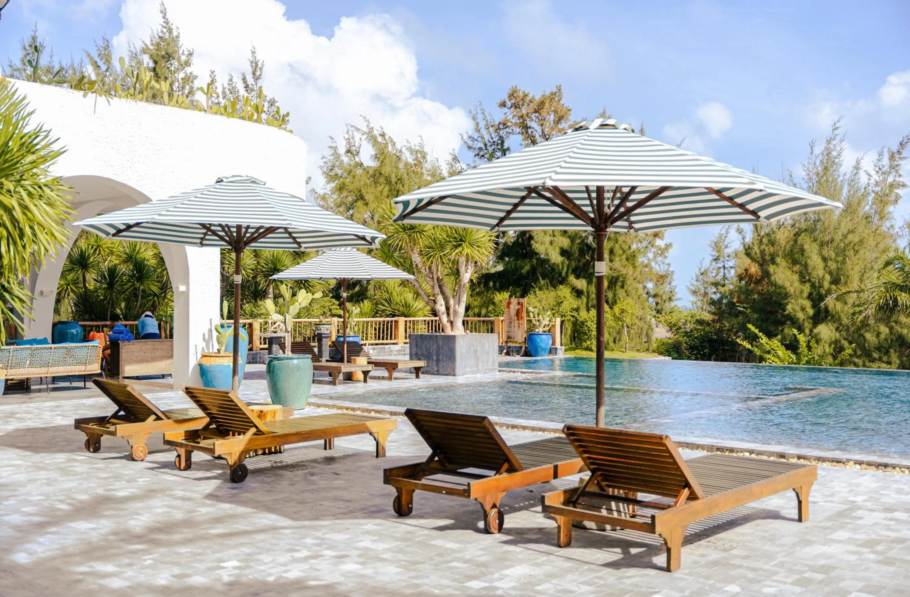 Patio in Stelia Beach Resort