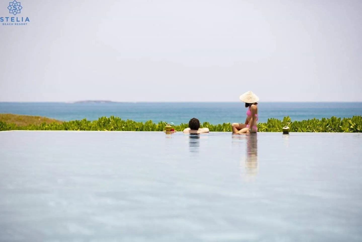 Pool view in Stelia Beach Resort