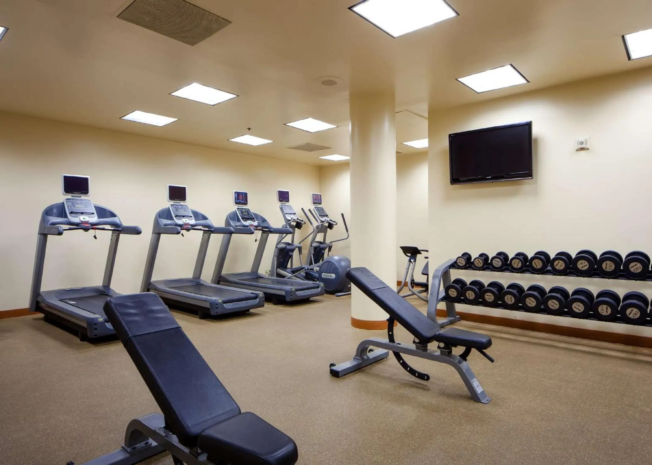 Fitness centre/facilities in Embassy Suites San Antonio Airport