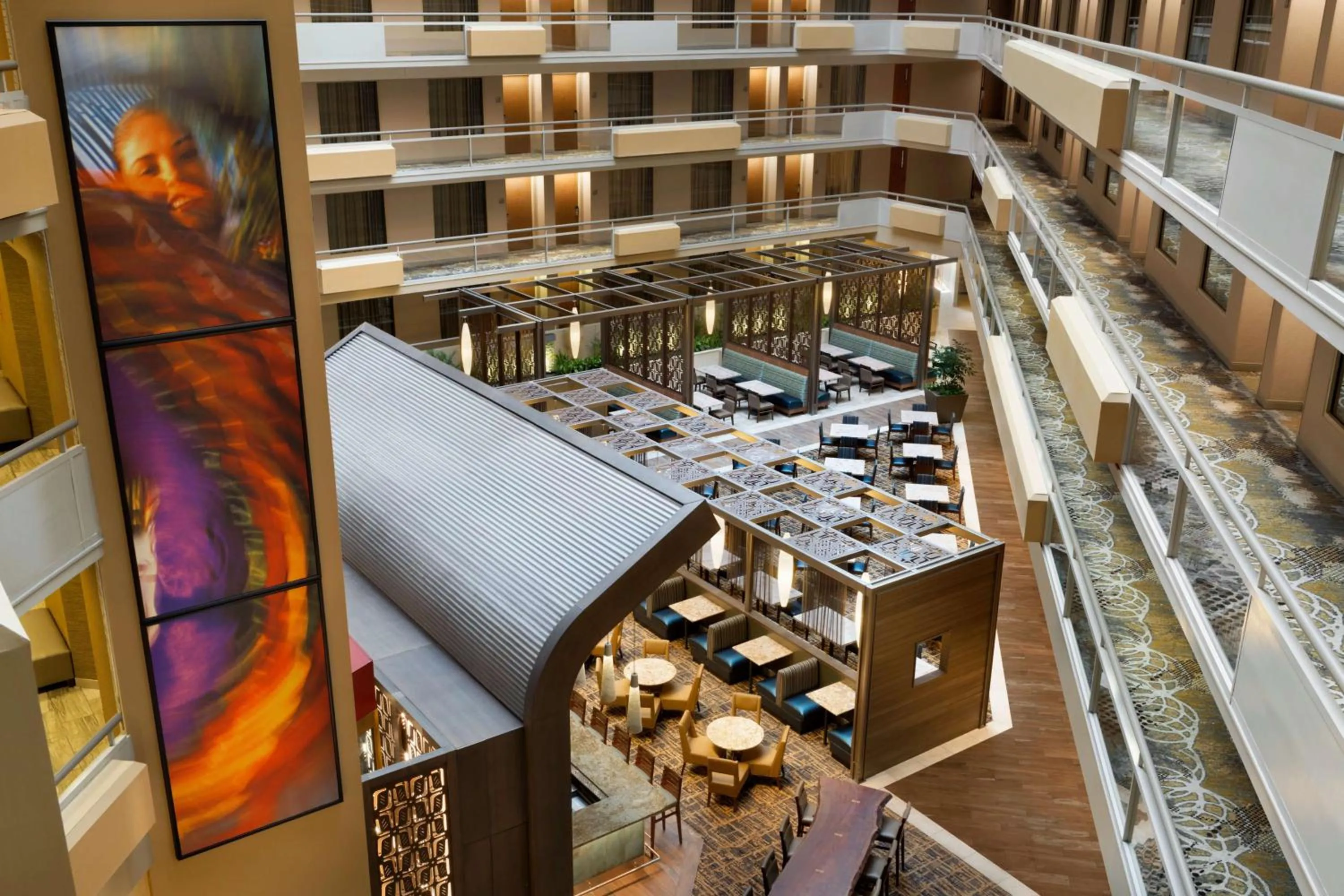 Lobby or reception in Embassy Suites San Antonio Airport
