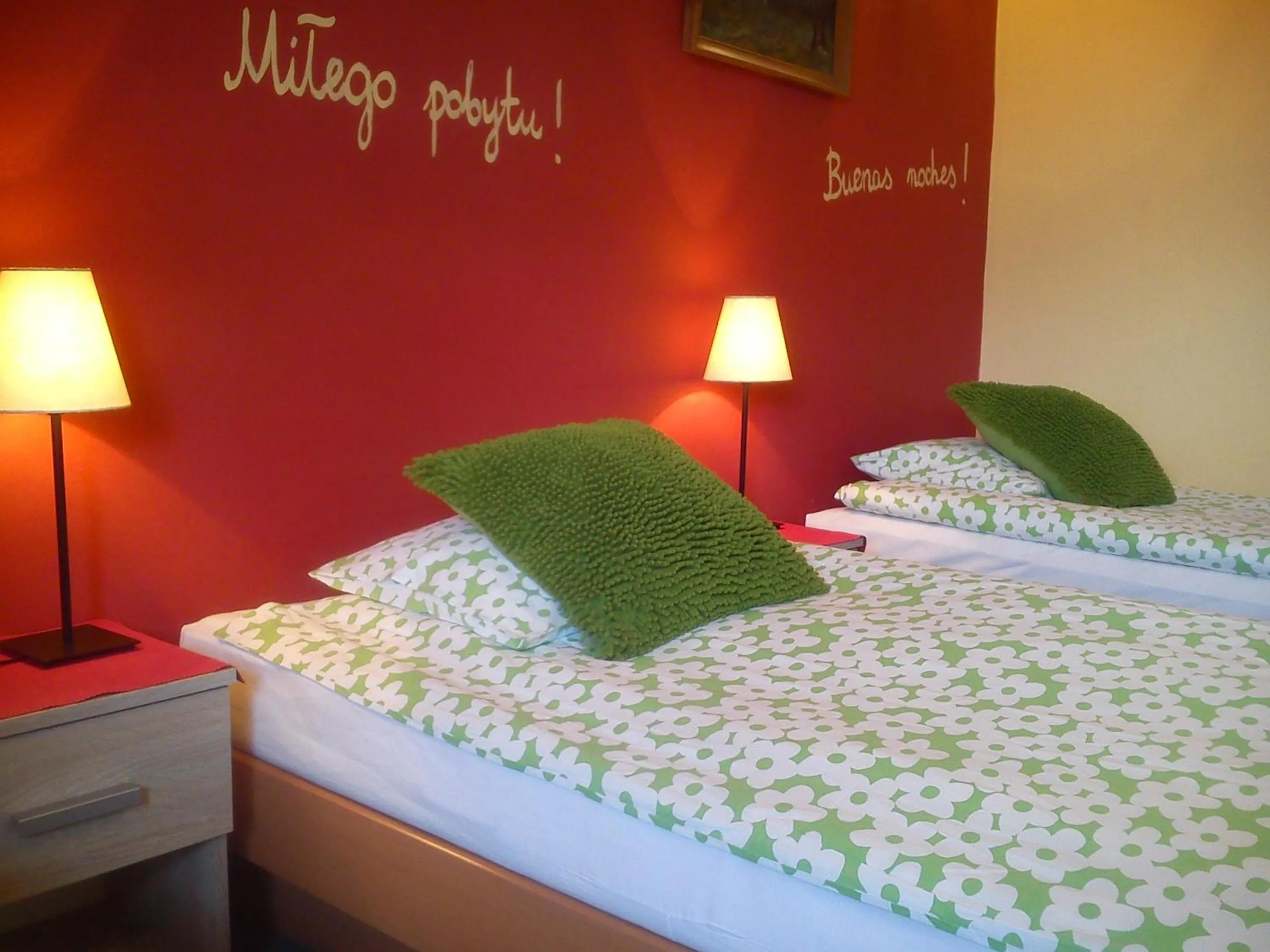 Bed in Willa Pod Aniołem - Pokoje Gościnne & Apartamenty z widokiem na góry