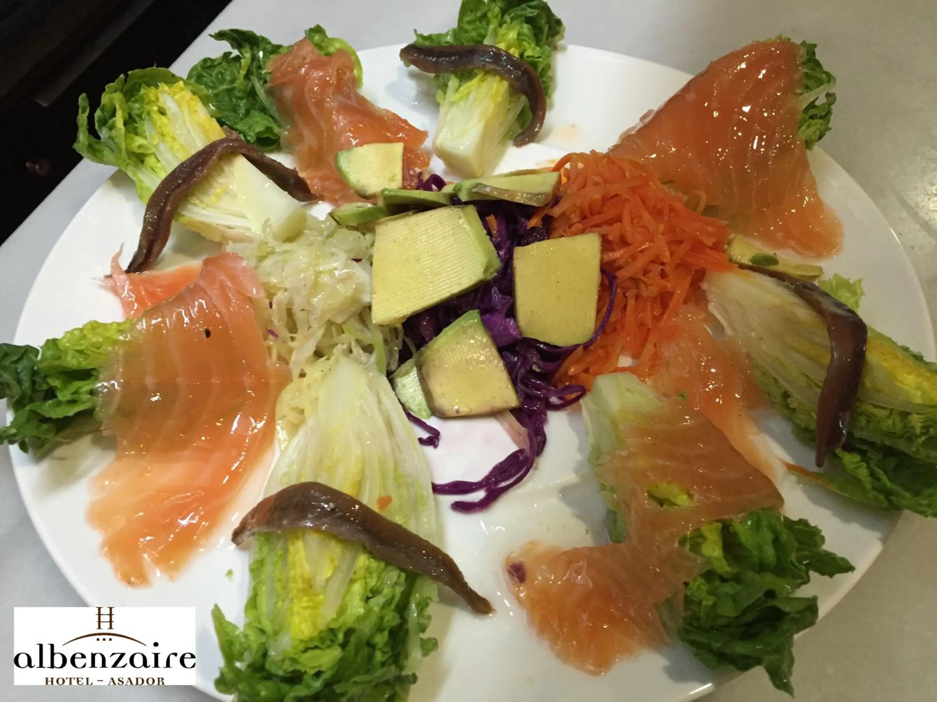 Food in Albenzaire Hotel Asador