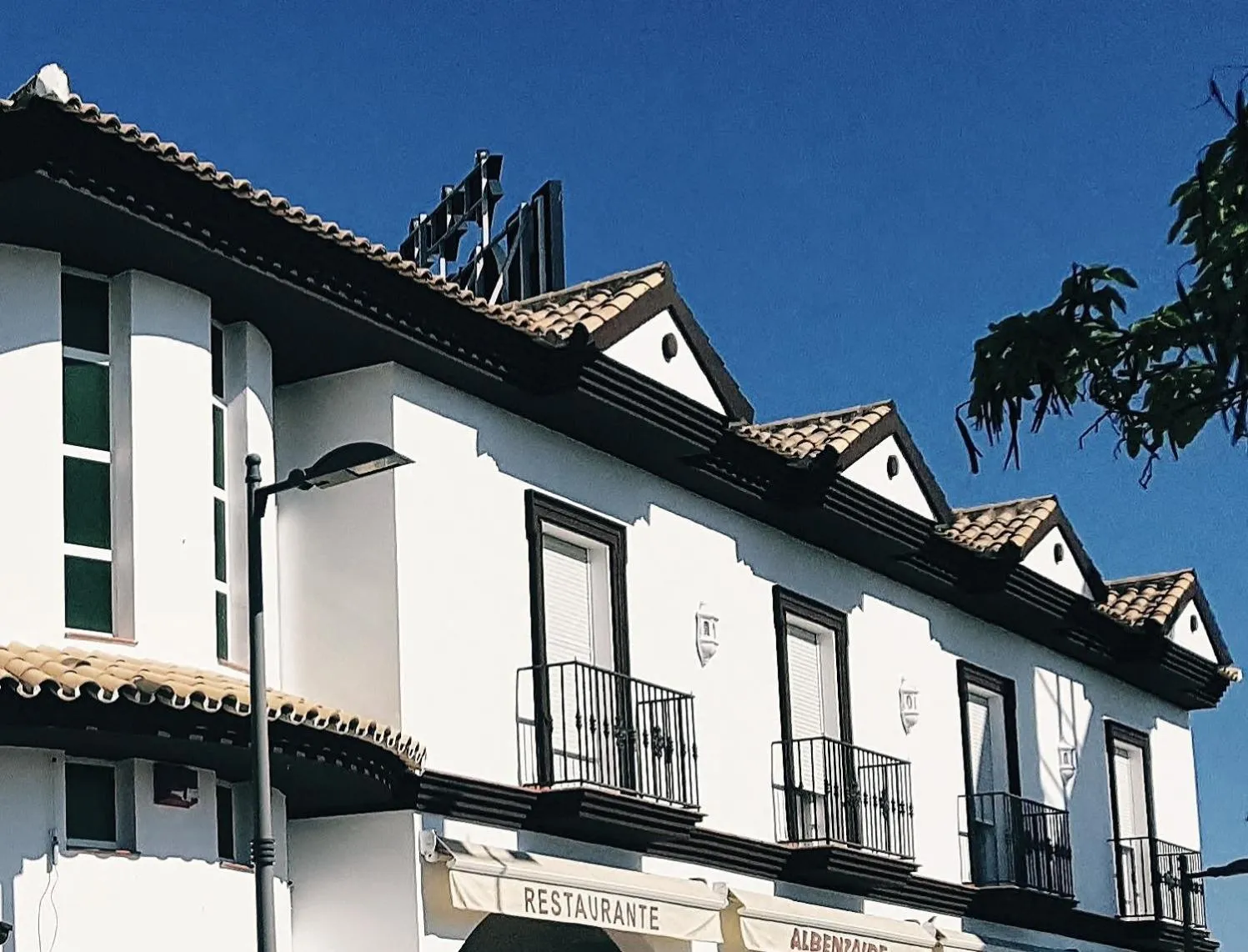 Property building in Albenzaire Hotel Asador